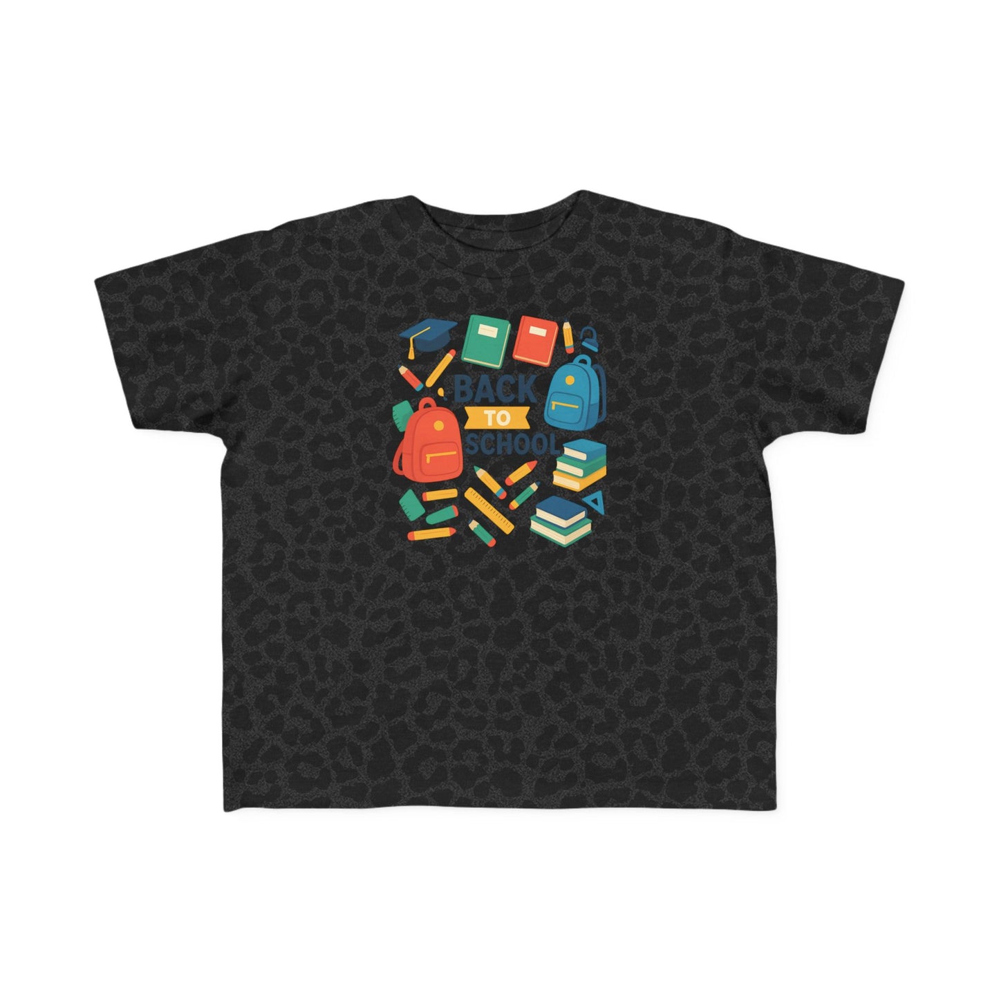 Happy First Day of School Toddler T-Shirt, Cute Kids Tee, Rainbow Design, Back to School Outfit, Toddler Gift