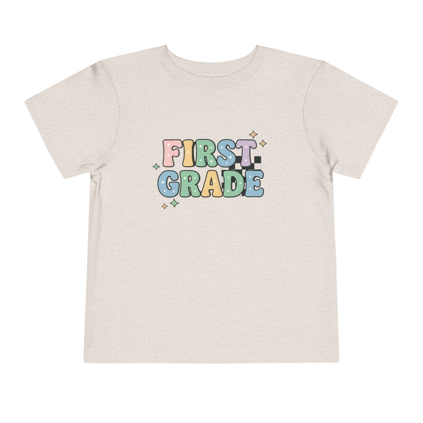 Copy of Happy First Day of School Toddler Tee, Kids School Shirt, Back to School Outfit, Rainbow Graphic Tee, Toddler Gift
