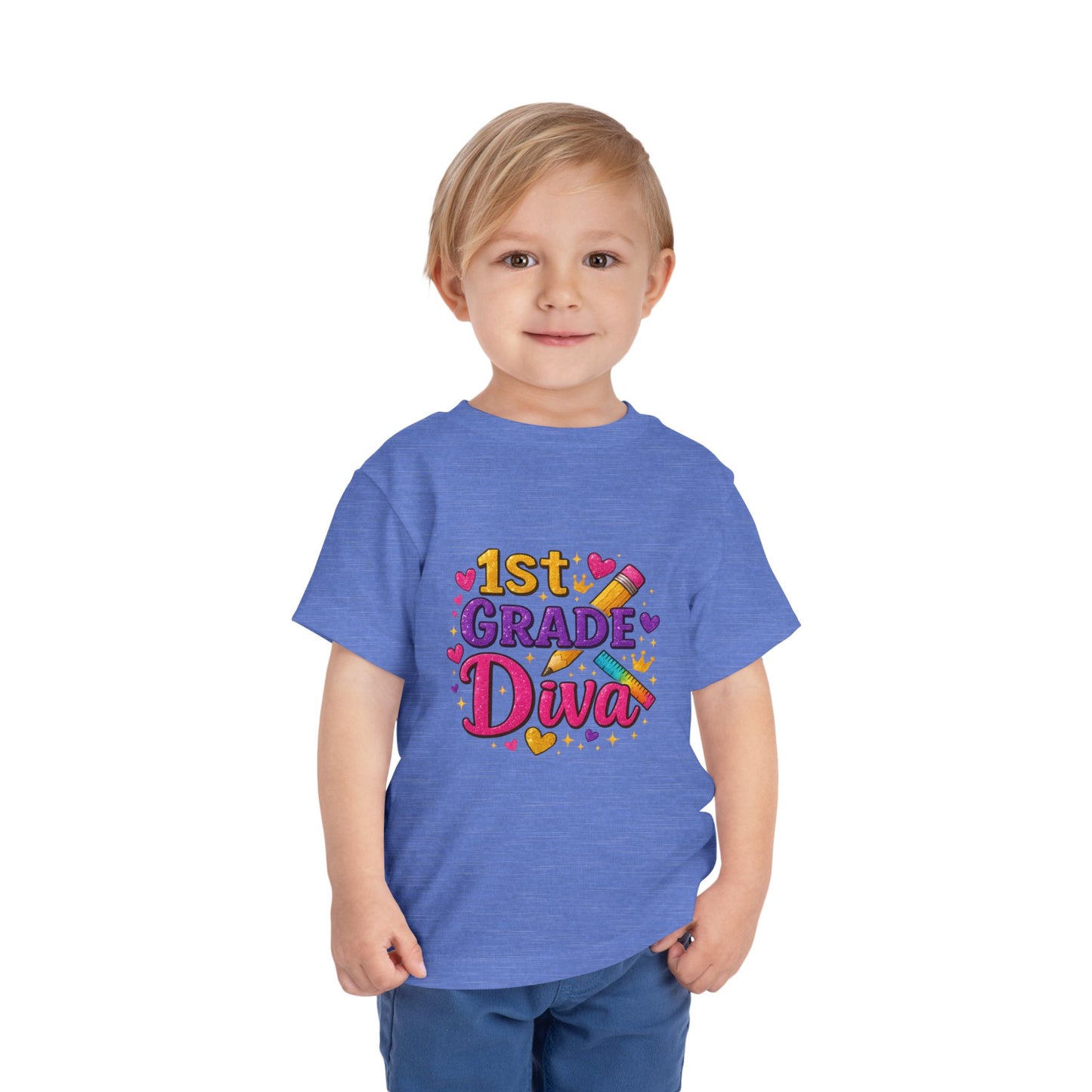 Copy of Happy First Day of School Toddler Tee, Kids School Shirt, Back to School Outfit, Rainbow Graphic Tee, Toddler Gift
