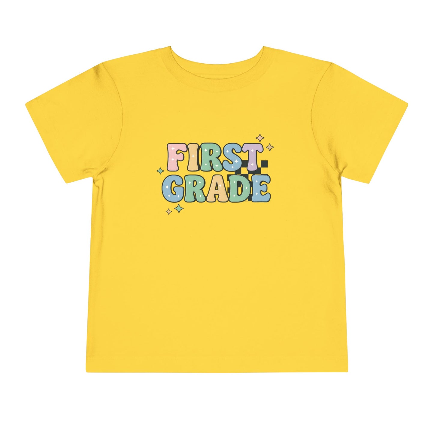 Copy of Happy First Day of School Toddler Tee, Kids School Shirt, Back to School Outfit, Rainbow Graphic Tee, Toddler Gift