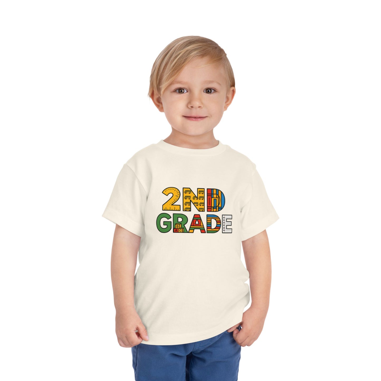 Copy of Happy First Day of School Toddler Tee, Kids School Shirt, Back to School Outfit, Rainbow Graphic Tee, Toddler Gift