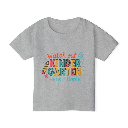Kindergarten Ready Toddler T-Shirt, Back to School Tee, Cute Kids Apparel, Childrens Shirt, Education Gift