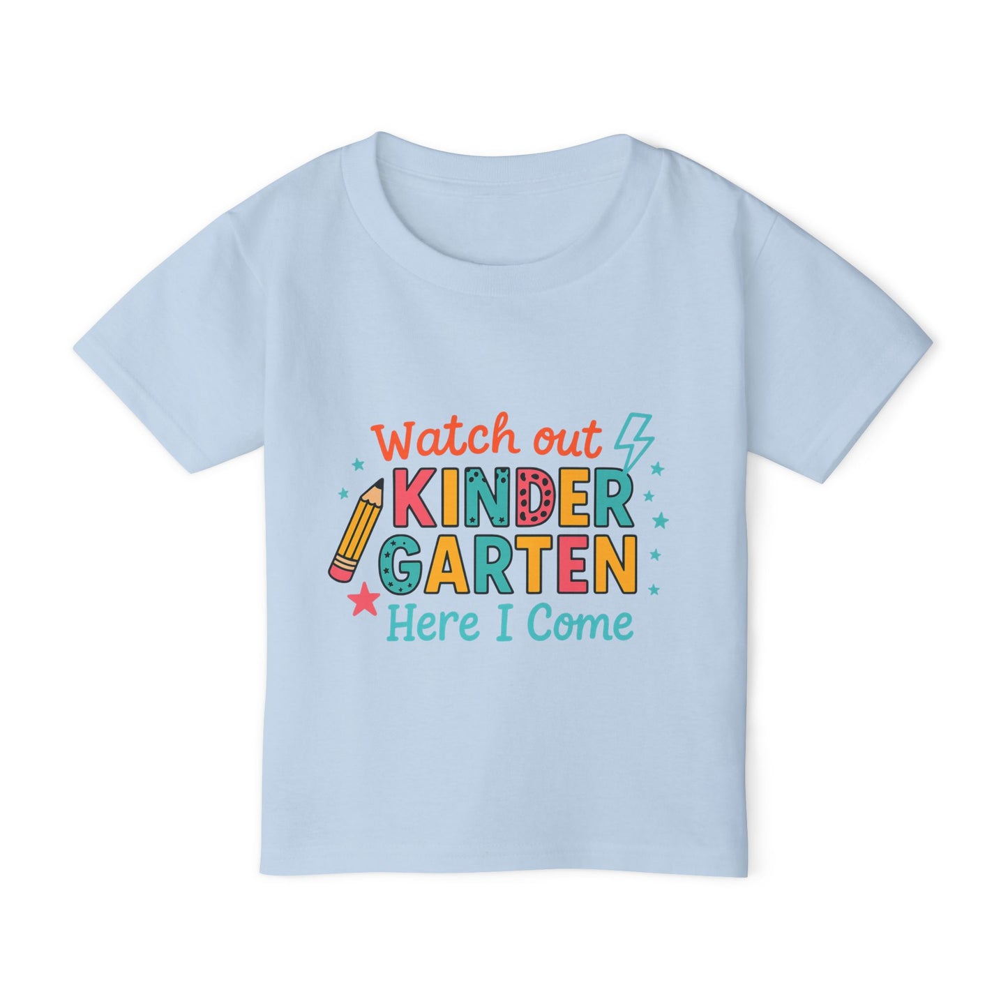 Kindergarten Ready Toddler T-Shirt, Back to School Tee, Cute Kids Apparel, Childrens Shirt, Education Gift