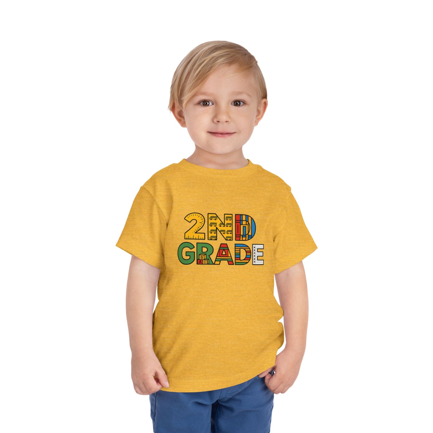 Copy of Happy First Day of School Toddler Tee, Kids School Shirt, Back to School Outfit, Rainbow Graphic Tee, Toddler Gift