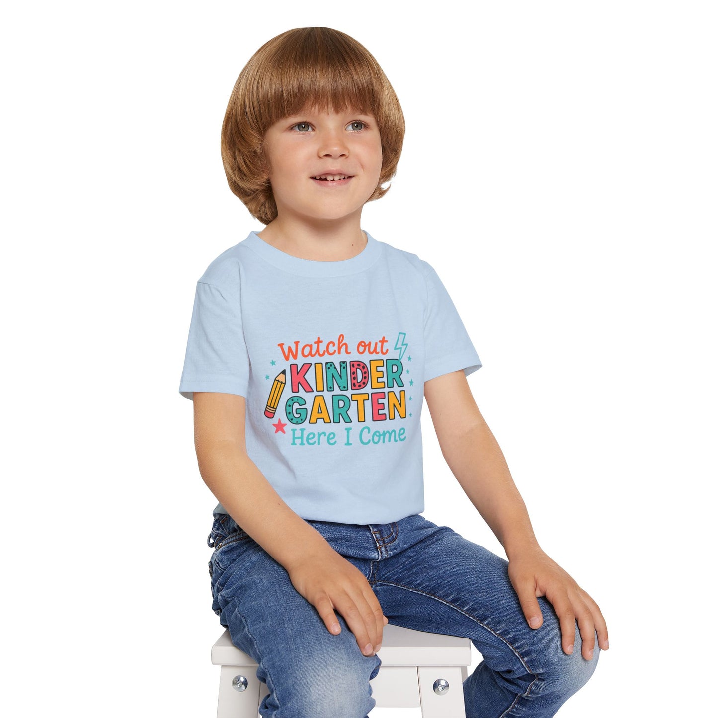 Kindergarten Ready Toddler T-Shirt, Back to School Tee, Cute Kids Apparel, Childrens Shirt, Education Gift