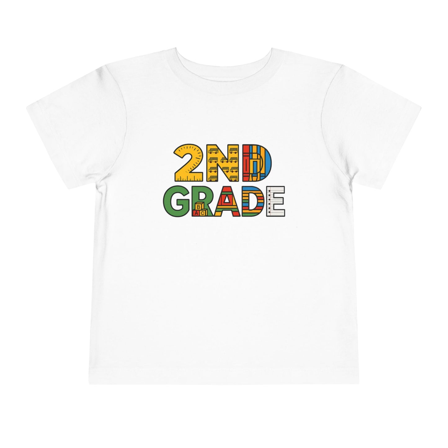 Copy of Happy First Day of School Toddler Tee, Kids School Shirt, Back to School Outfit, Rainbow Graphic Tee, Toddler Gift