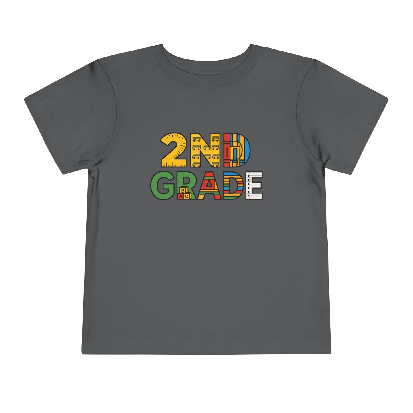 Copy of Happy First Day of School Toddler Tee, Kids School Shirt, Back to School Outfit, Rainbow Graphic Tee, Toddler Gift