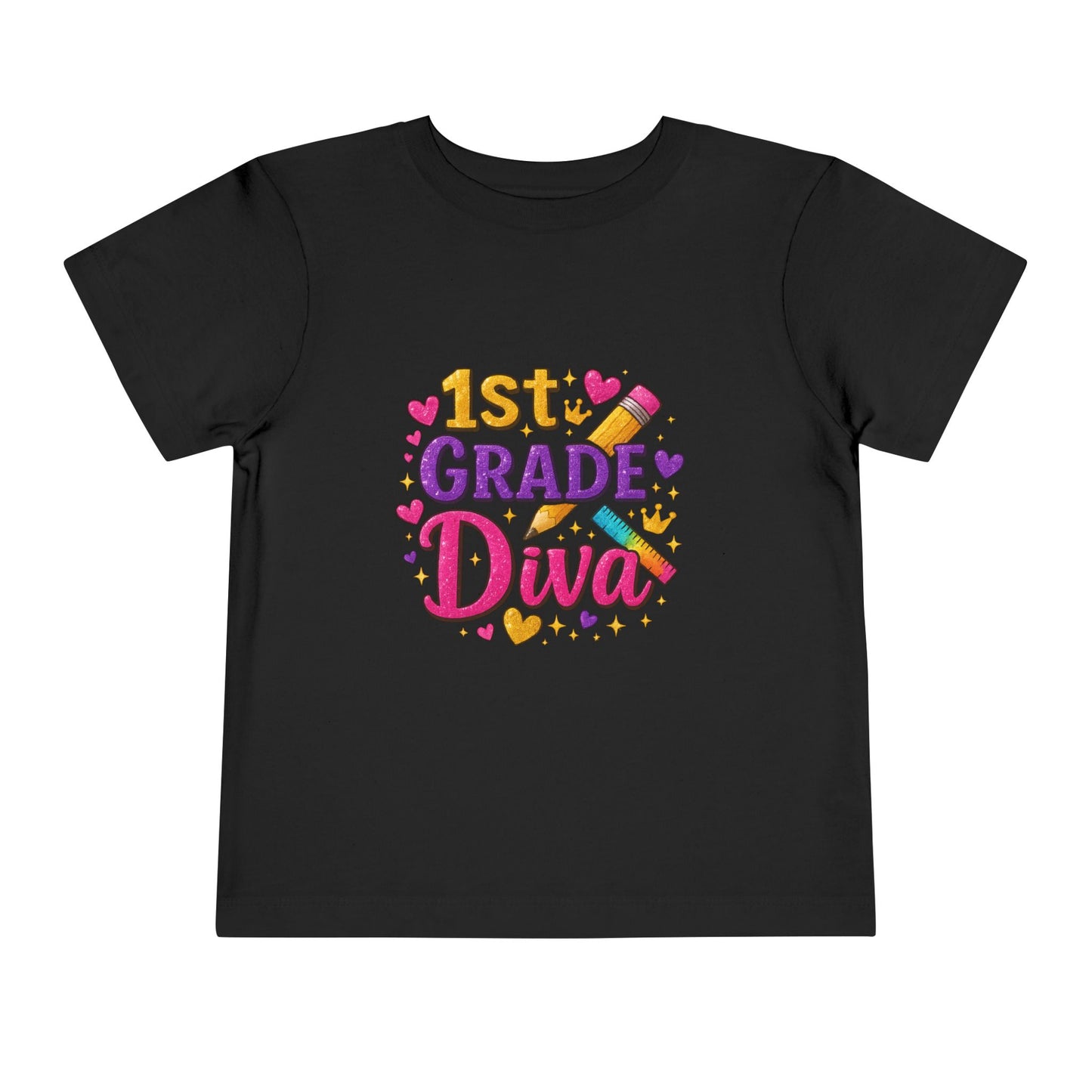 Copy of Happy First Day of School Toddler Tee, Kids School Shirt, Back to School Outfit, Rainbow Graphic Tee, Toddler Gift