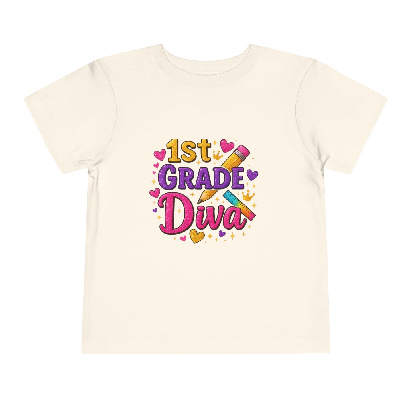 Copy of Happy First Day of School Toddler Tee, Kids School Shirt, Back to School Outfit, Rainbow Graphic Tee, Toddler Gift