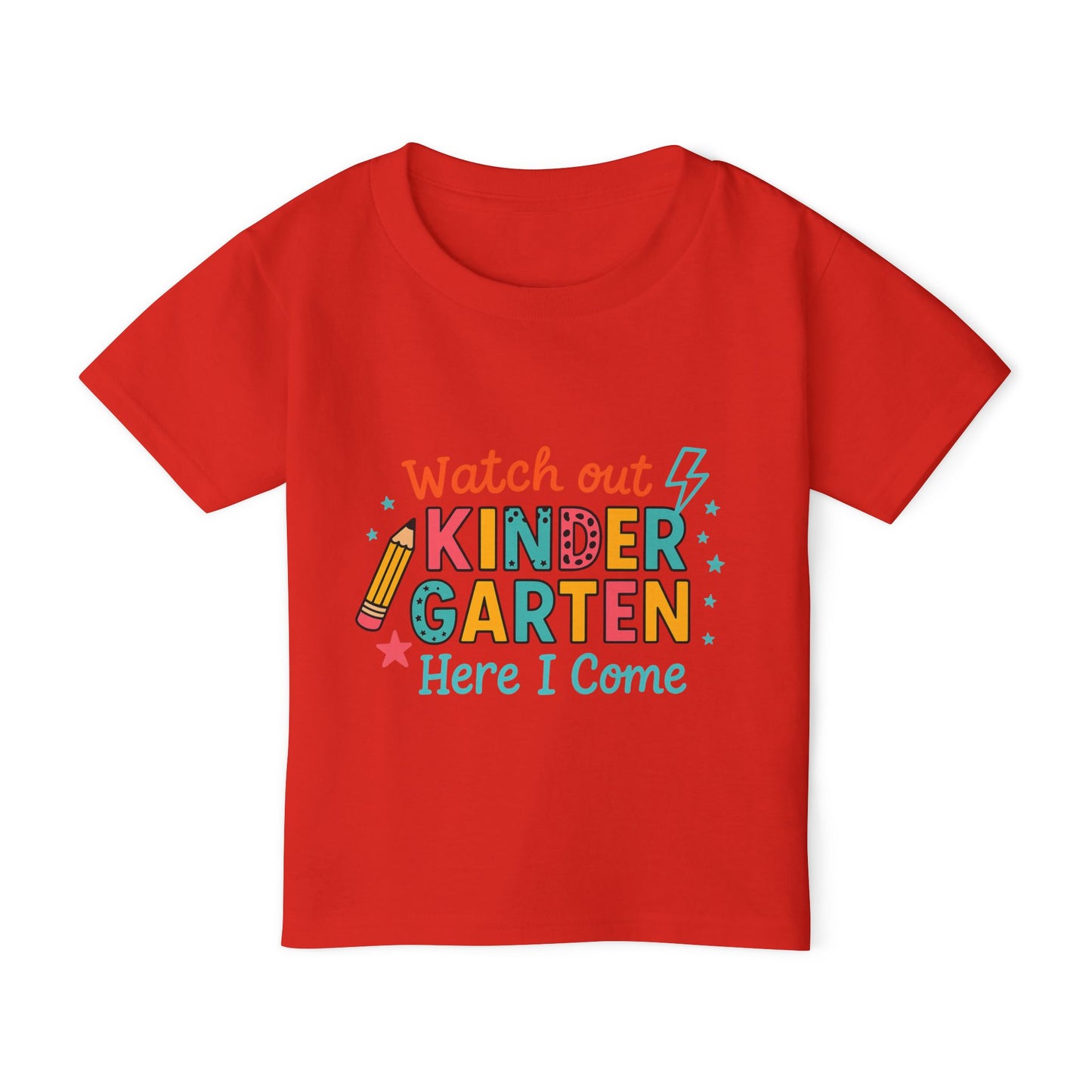 Kindergarten Ready Toddler T-Shirt, Back to School Tee, Cute Kids Apparel, Childrens Shirt, Education Gift