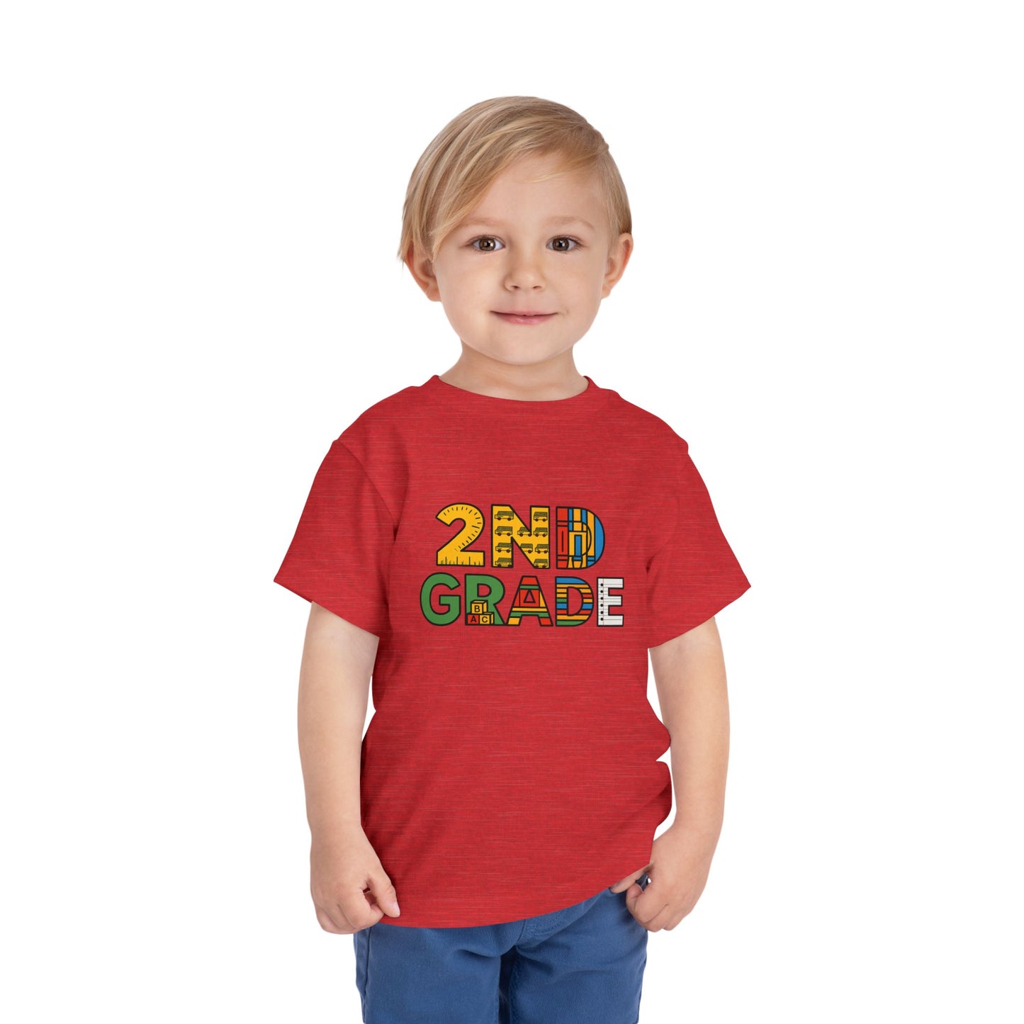 Copy of Happy First Day of School Toddler Tee, Kids School Shirt, Back to School Outfit, Rainbow Graphic Tee, Toddler Gift