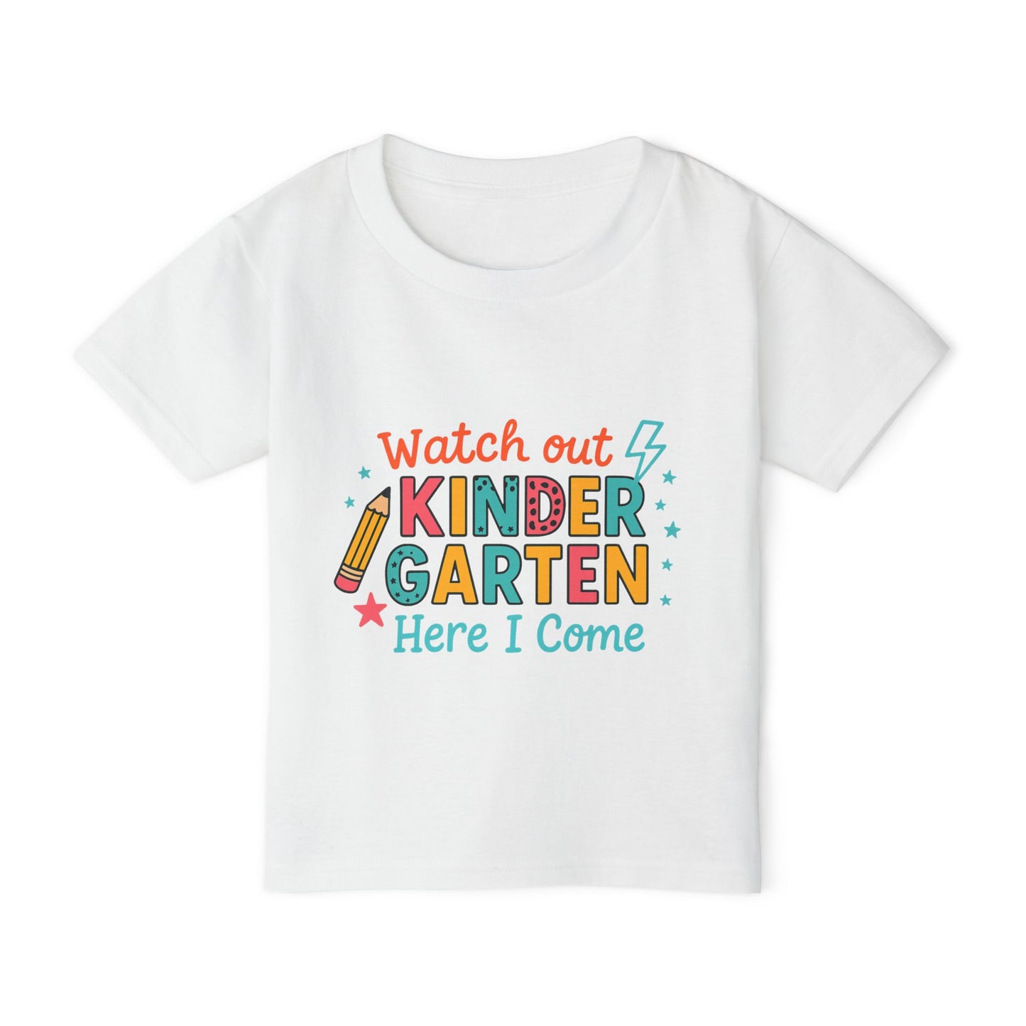 Kindergarten Ready Toddler T-Shirt, Back to School Tee, Cute Kids Apparel, Childrens Shirt, Education Gift
