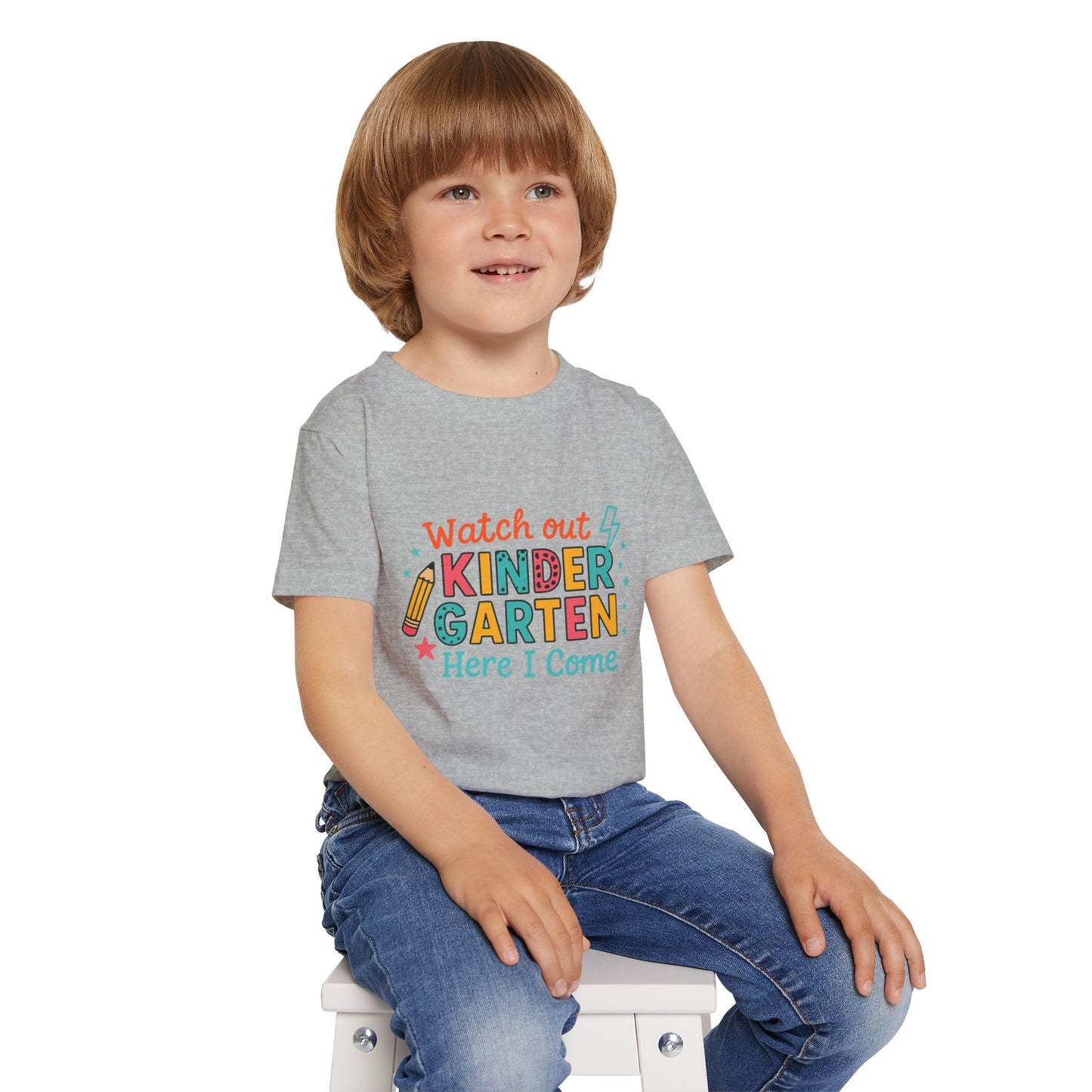Kindergarten Ready Toddler T-Shirt, Back to School Tee, Cute Kids Apparel, Childrens Shirt, Education Gift