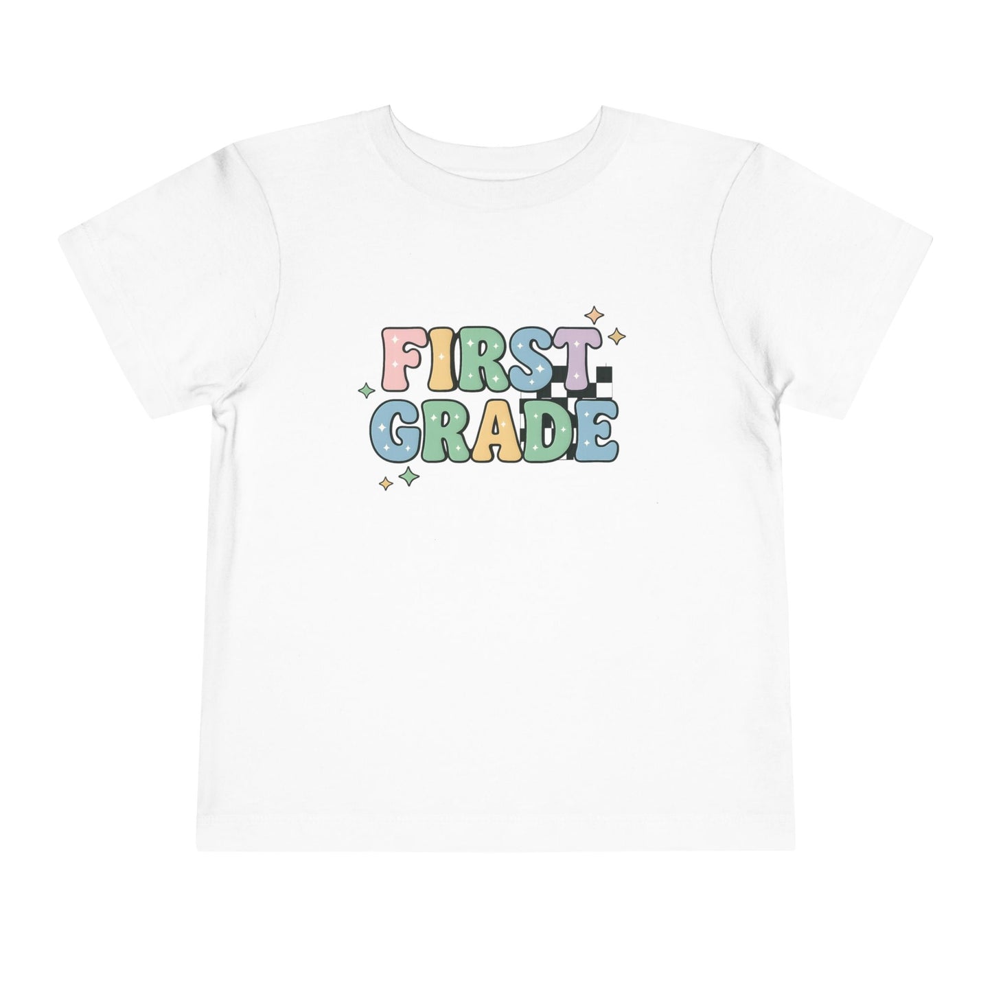 Copy of Happy First Day of School Toddler Tee, Kids School Shirt, Back to School Outfit, Rainbow Graphic Tee, Toddler Gift