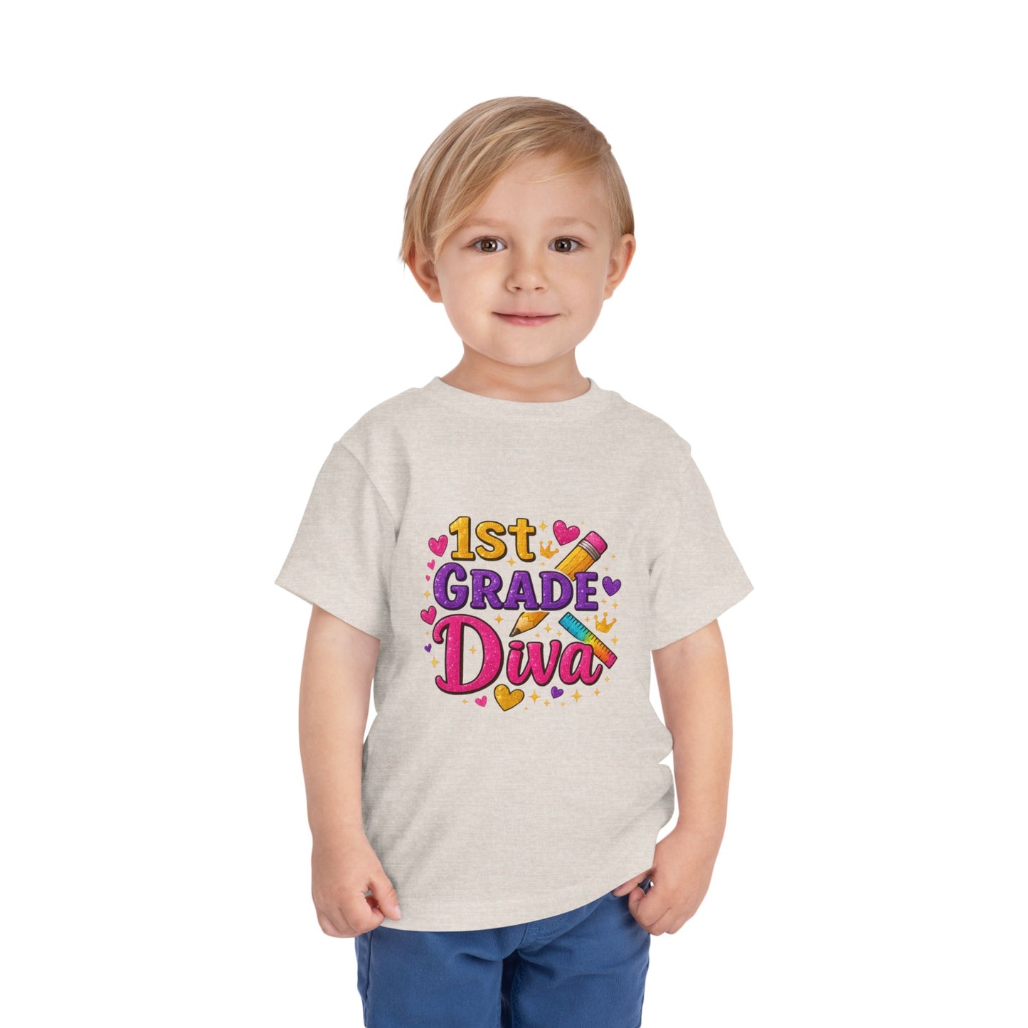 Copy of Happy First Day of School Toddler Tee, Kids School Shirt, Back to School Outfit, Rainbow Graphic Tee, Toddler Gift