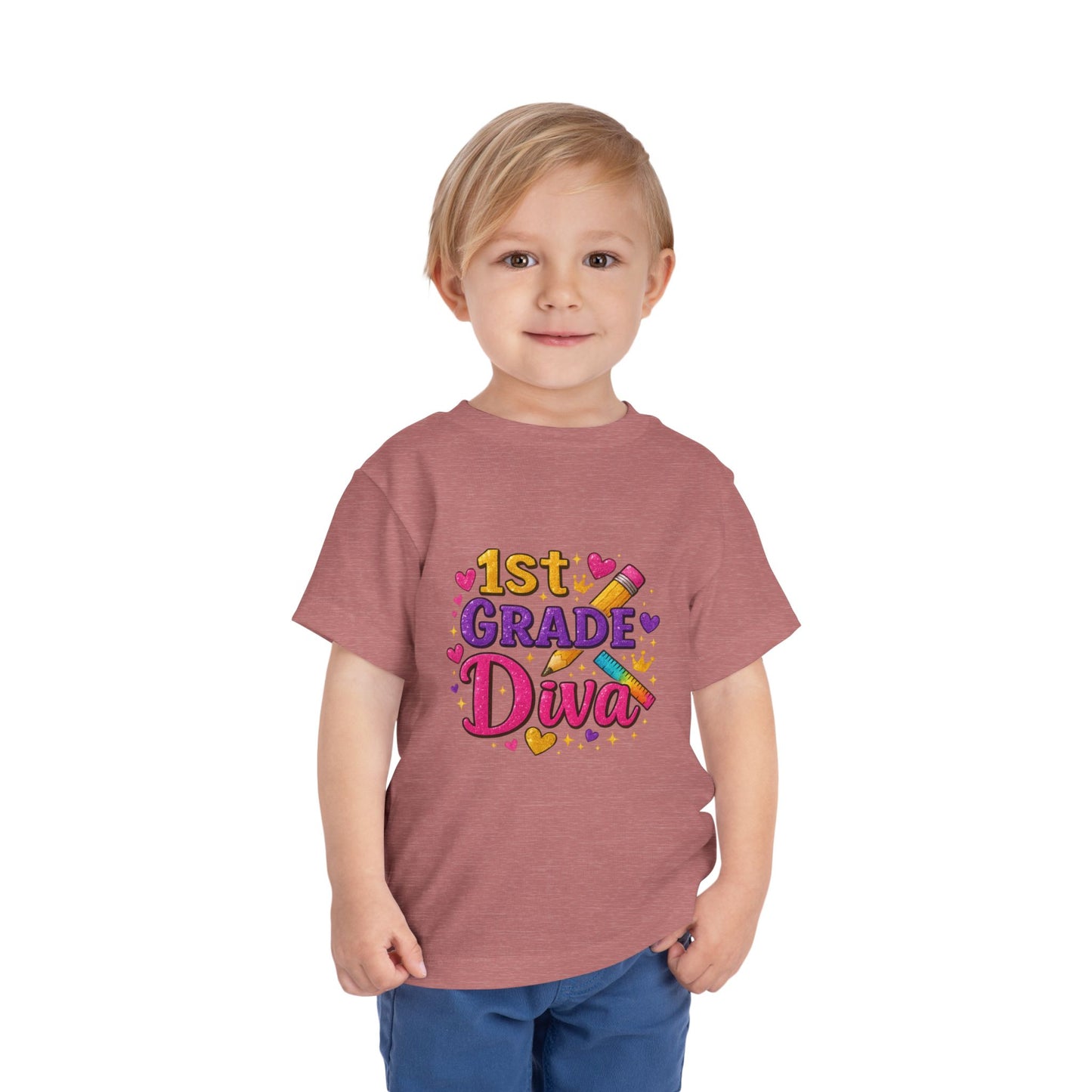 Copy of Happy First Day of School Toddler Tee, Kids School Shirt, Back to School Outfit, Rainbow Graphic Tee, Toddler Gift