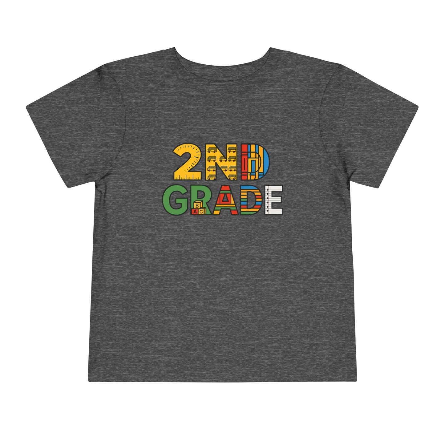 Copy of Happy First Day of School Toddler Tee, Kids School Shirt, Back to School Outfit, Rainbow Graphic Tee, Toddler Gift