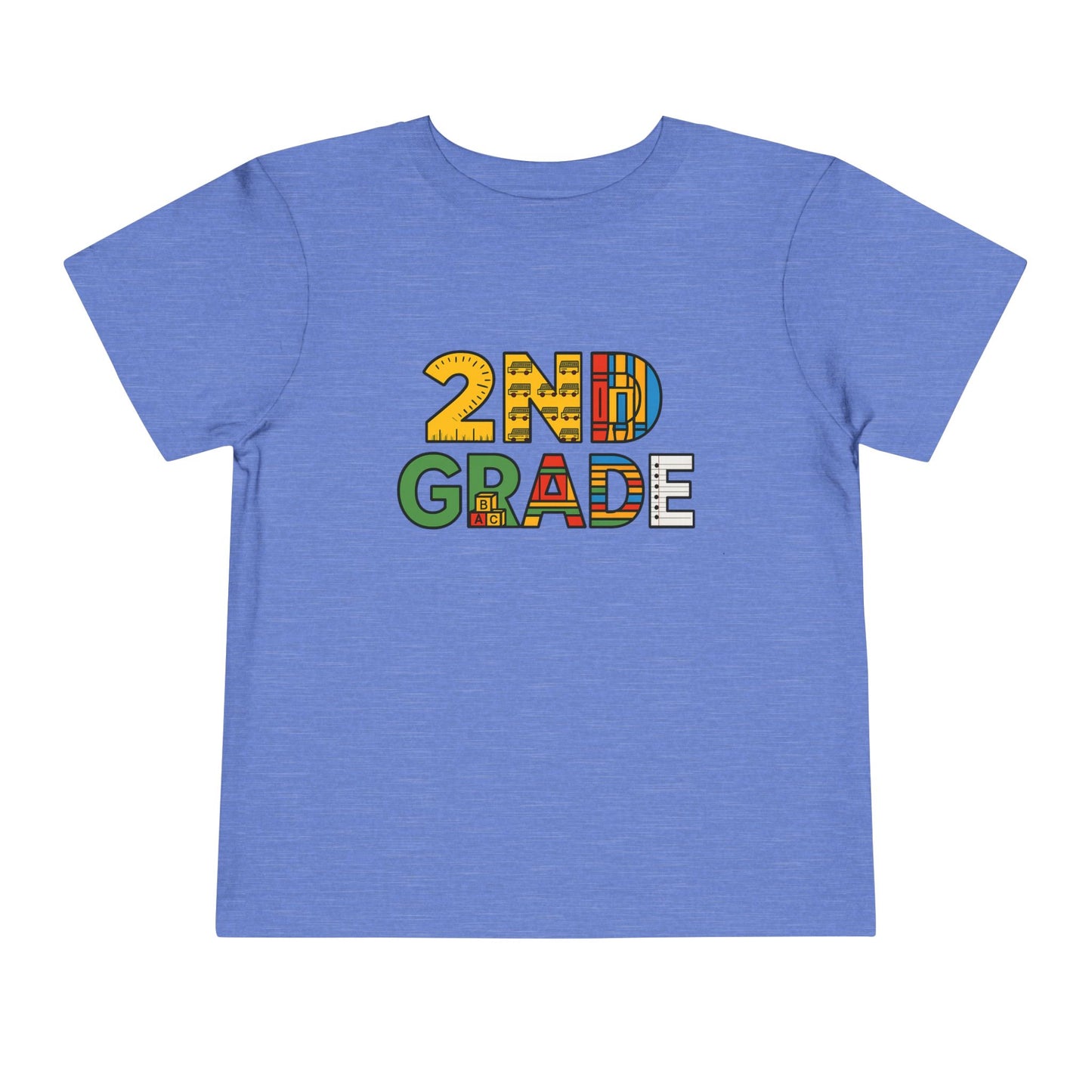 Copy of Happy First Day of School Toddler Tee, Kids School Shirt, Back to School Outfit, Rainbow Graphic Tee, Toddler Gift