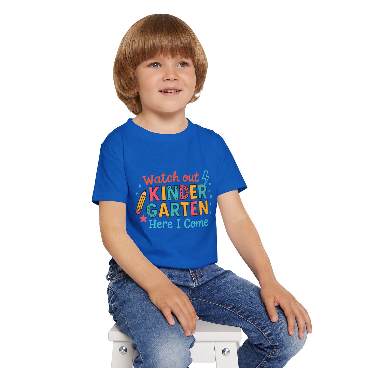 Kindergarten Ready Toddler T-Shirt, Back to School Tee, Cute Kids Apparel, Childrens Shirt, Education Gift
