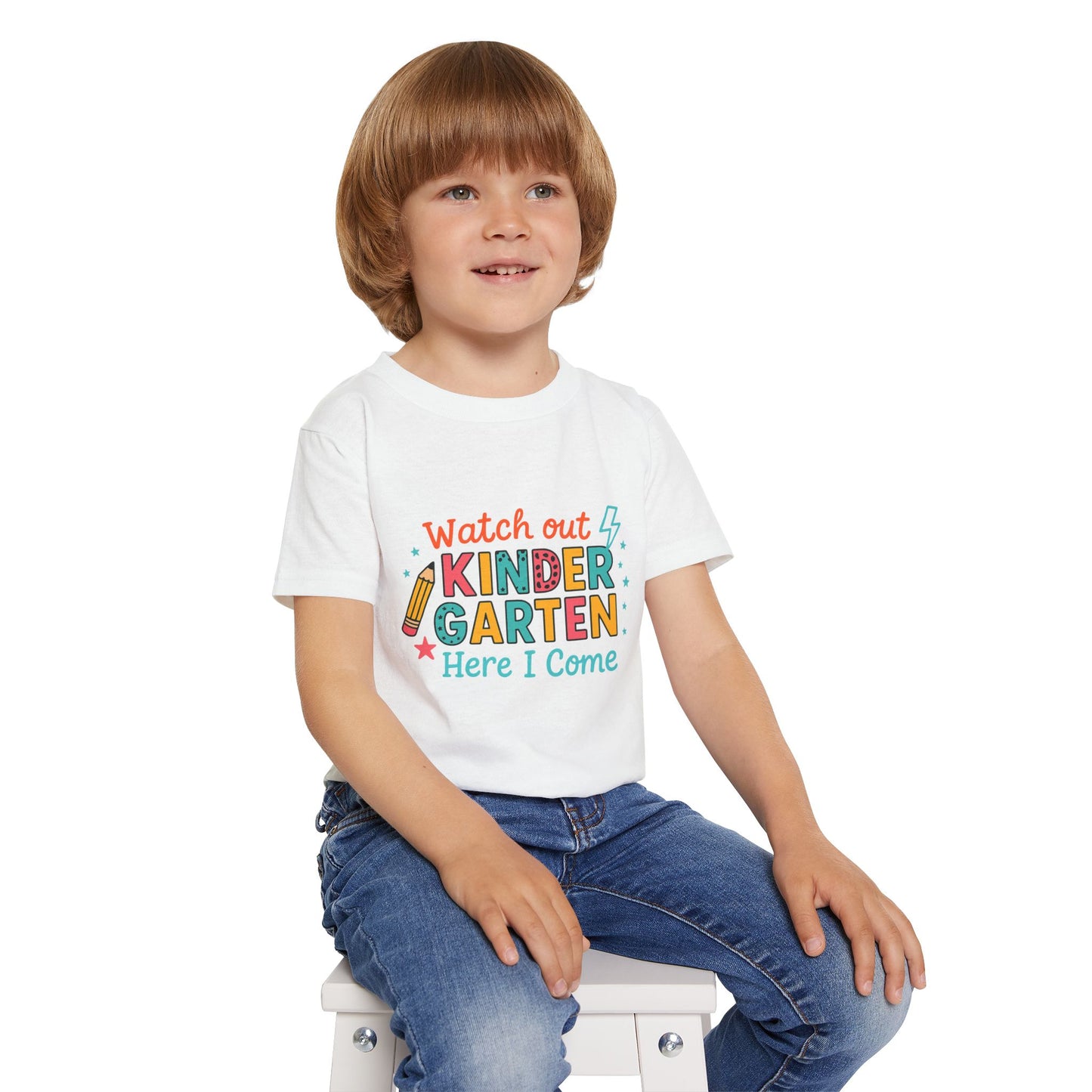 Kindergarten Ready Toddler T-Shirt, Back to School Tee, Cute Kids Apparel, Childrens Shirt, Education Gift
