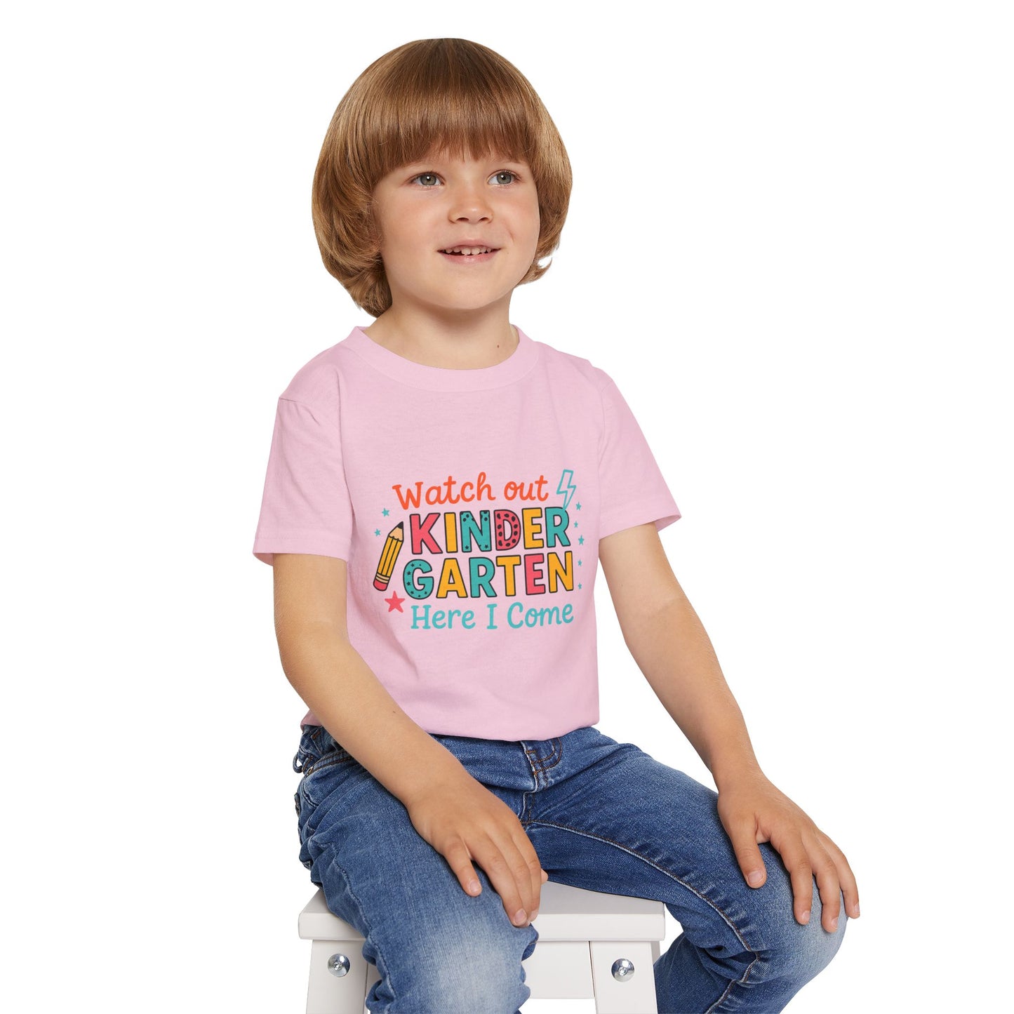 Kindergarten Ready Toddler T-Shirt, Back to School Tee, Cute Kids Apparel, Childrens Shirt, Education Gift