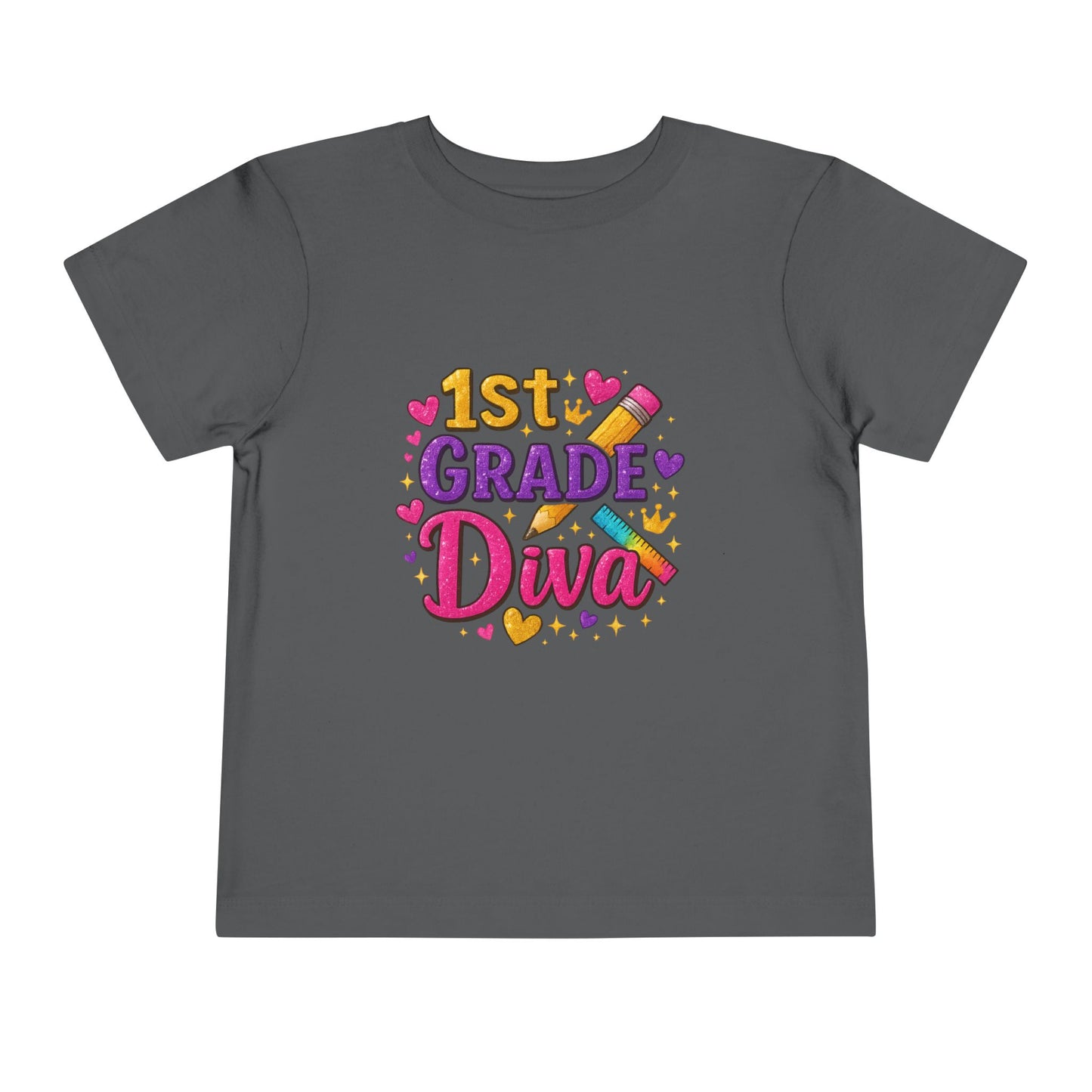 Copy of Happy First Day of School Toddler Tee, Kids School Shirt, Back to School Outfit, Rainbow Graphic Tee, Toddler Gift