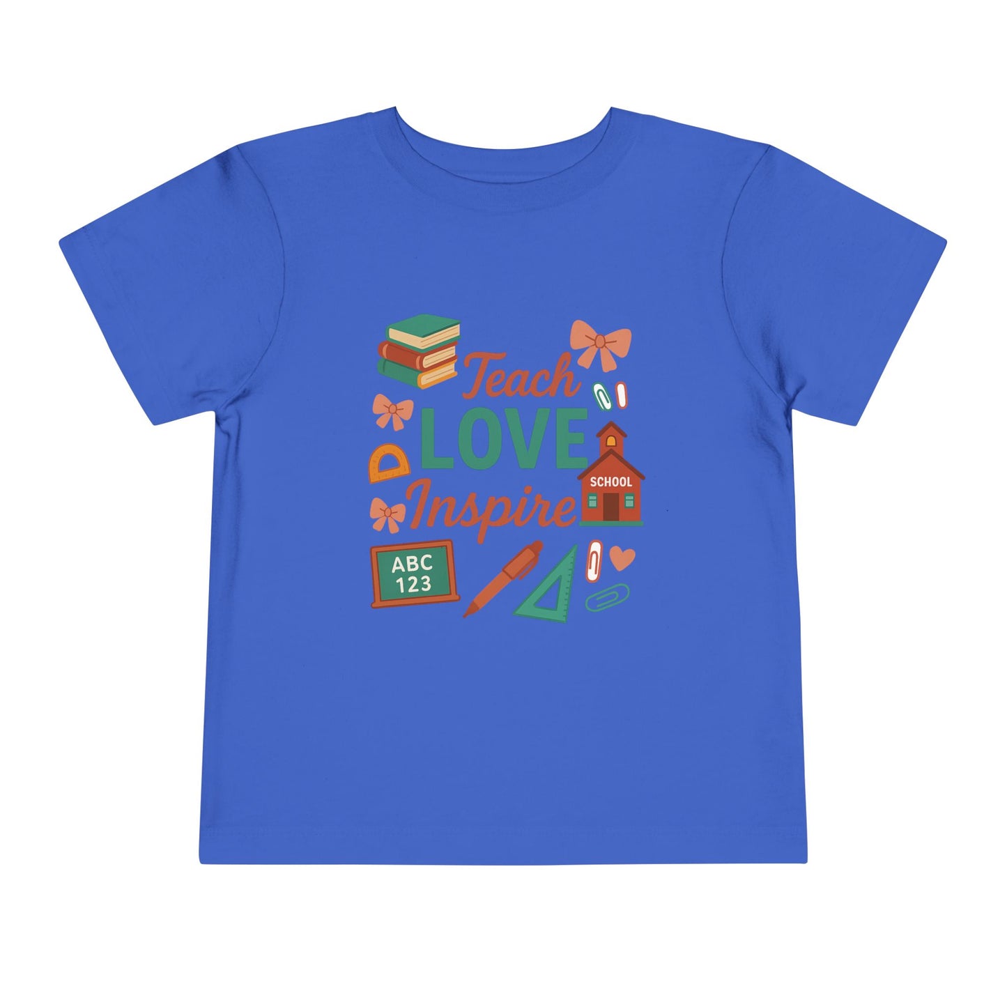 Toddler Tee, Kids School Shirt, Back to School Outfit, Rainbow Graphic Tee, Toddler Gift