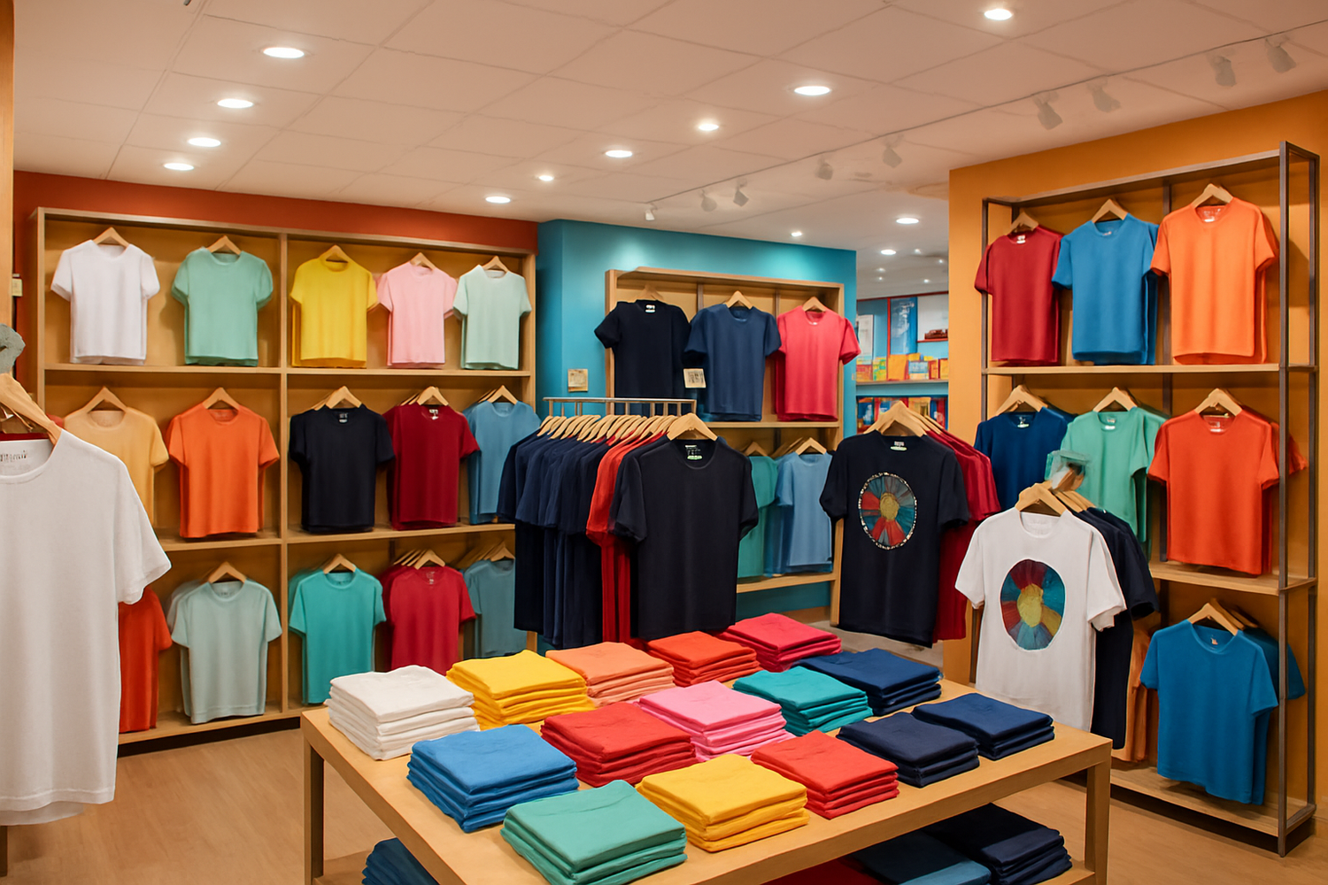 shop of t-shirts