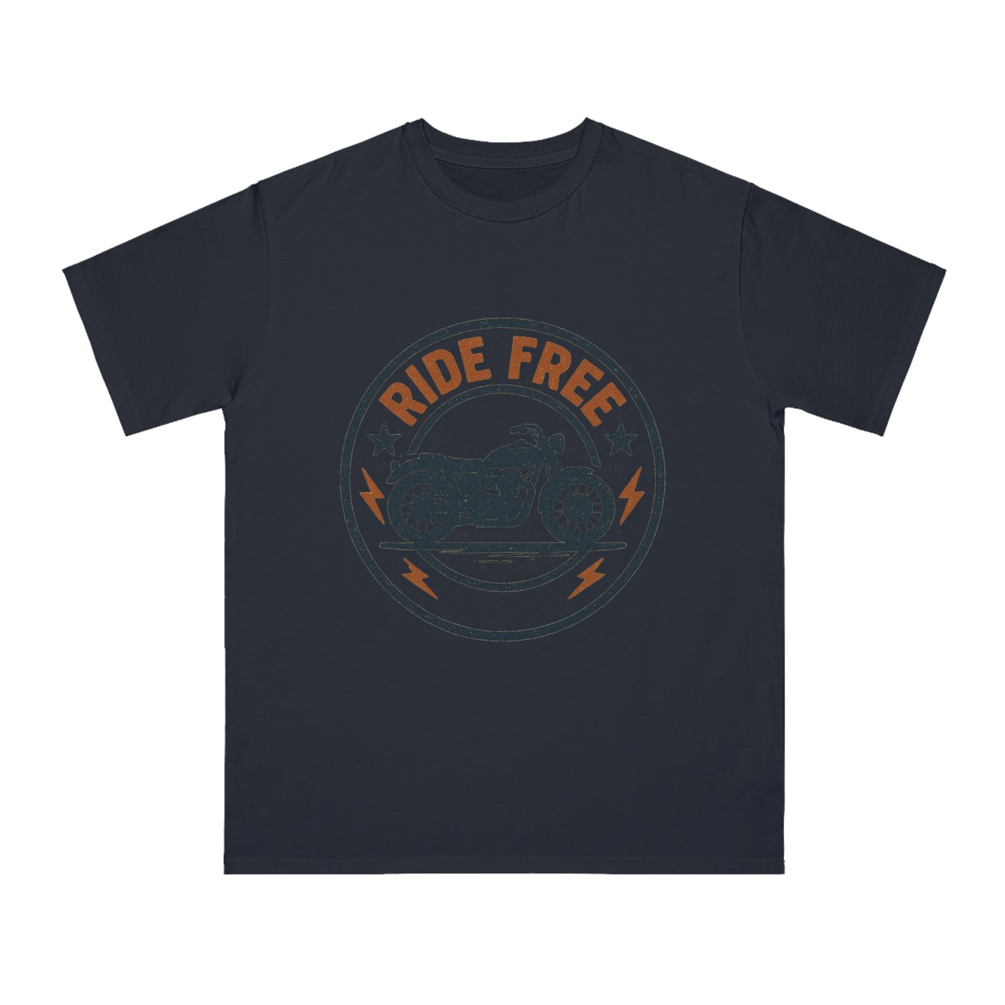 Organic unisex pixel T-shirt, eco-friendly, tech gift.