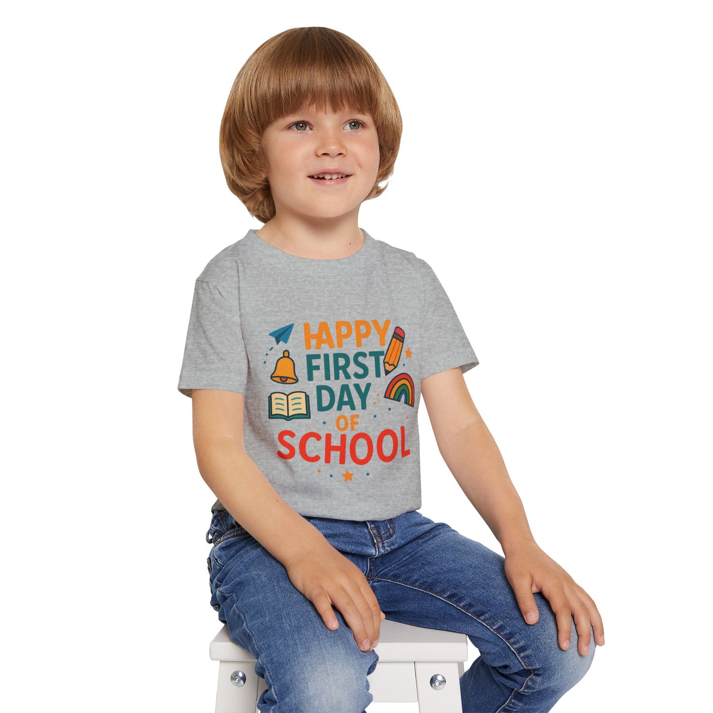 Copy of Copy of Kindergarten Ready Toddler T-Shirt, Back to School Tee, Cute Kids Apparel, Childrens Shirt, Education Gift