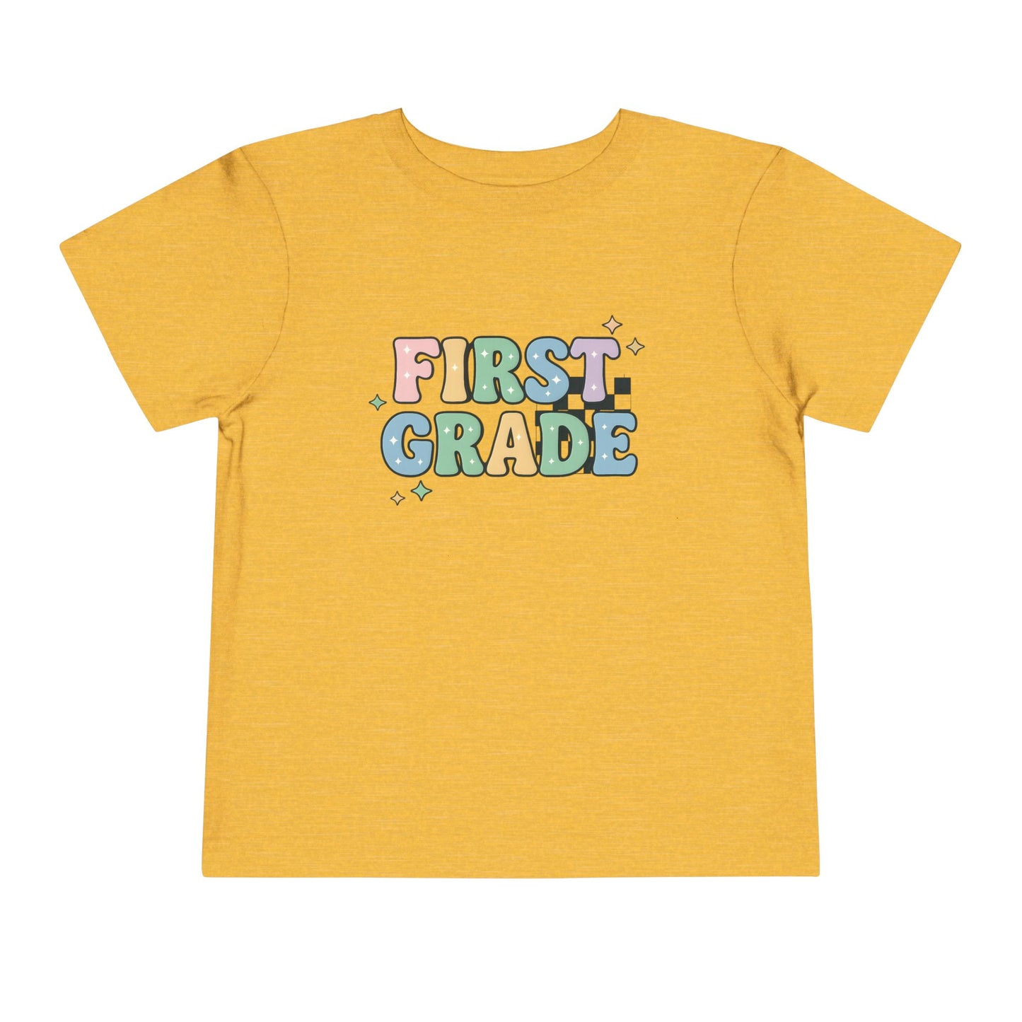 Copy of Happy First Day of School Toddler Tee, Kids School Shirt, Back to School Outfit, Rainbow Graphic Tee, Toddler Gift