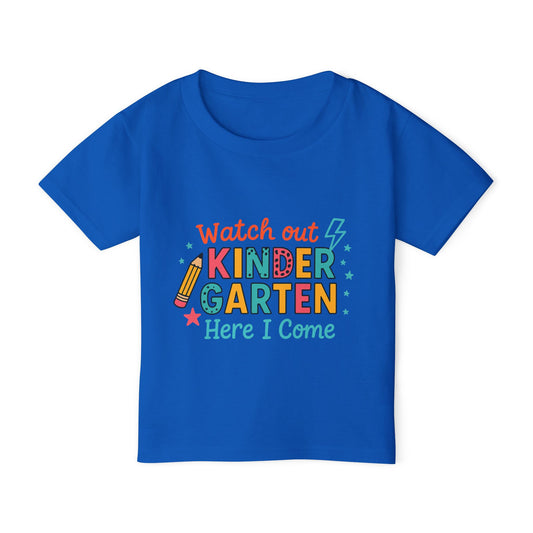 Kindergarten Ready Toddler T-Shirt, Back to School Tee, Cute Kids Apparel, Childrens Shirt, Education Gift