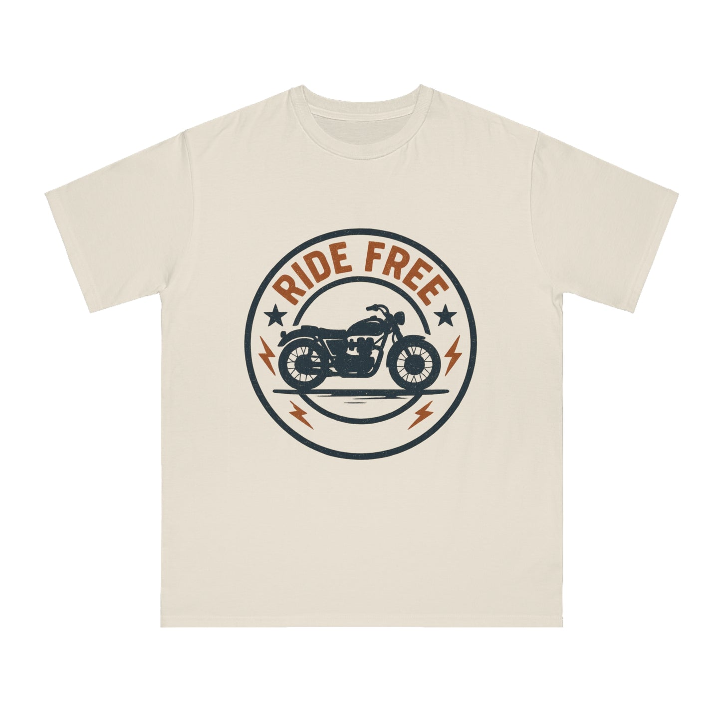 Organic unisex pixel T-shirt, eco-friendly, tech gift.