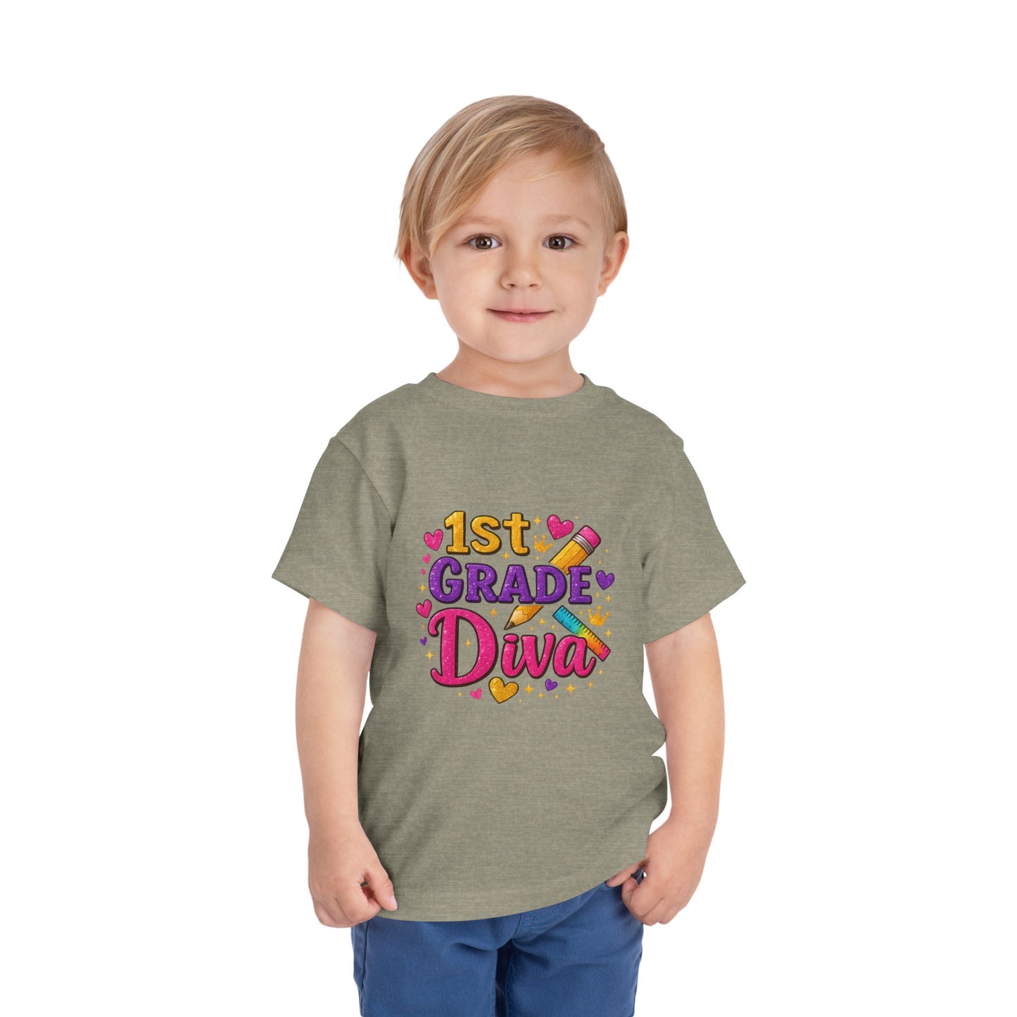 Copy of Happy First Day of School Toddler Tee, Kids School Shirt, Back to School Outfit, Rainbow Graphic Tee, Toddler Gift