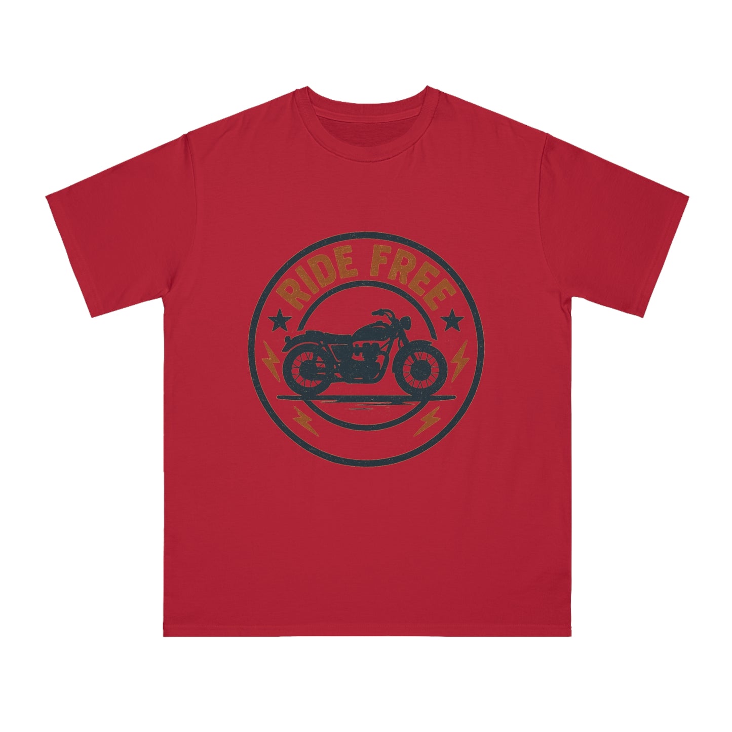 Organic unisex pixel T-shirt, eco-friendly, tech gift.