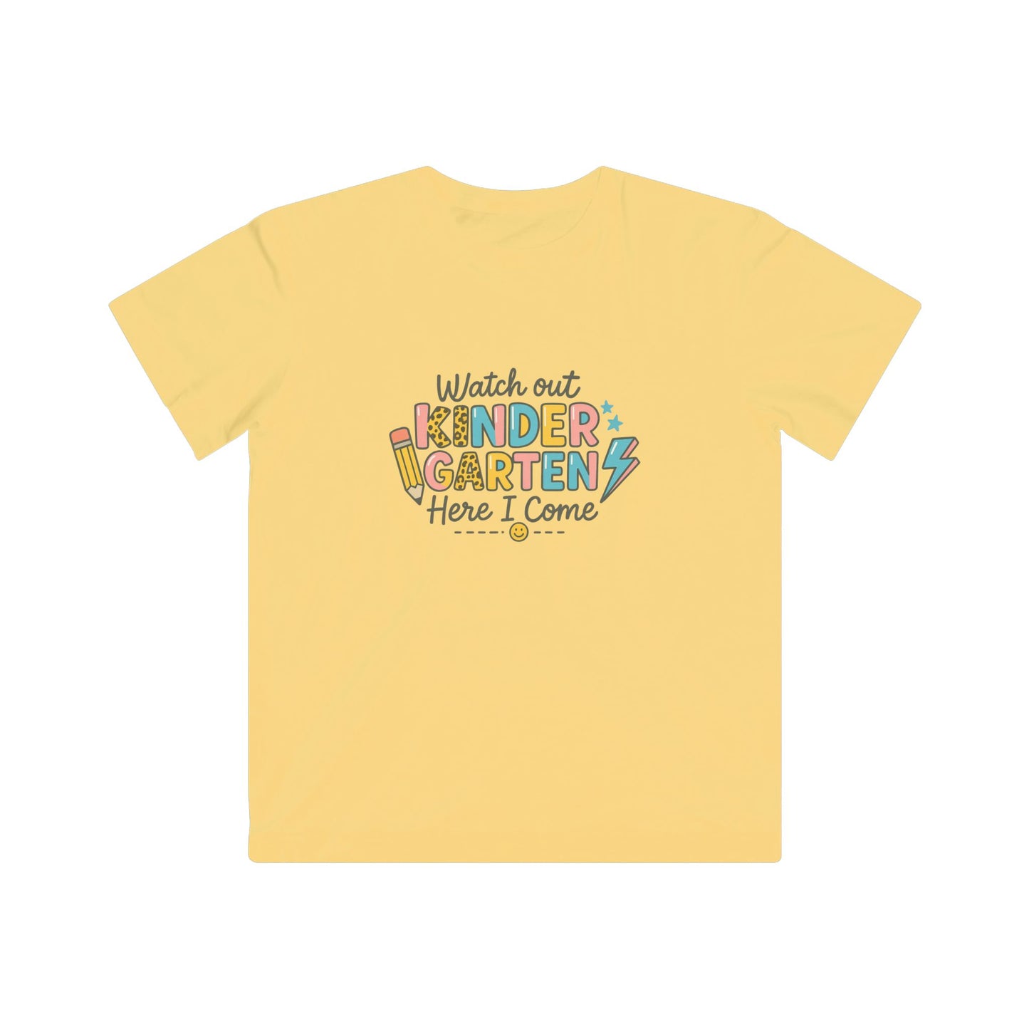 Kids Kindergarten Tee, Back to School T-Shirt, Fun Kids Apparel, First Day of School, Gift for New Students