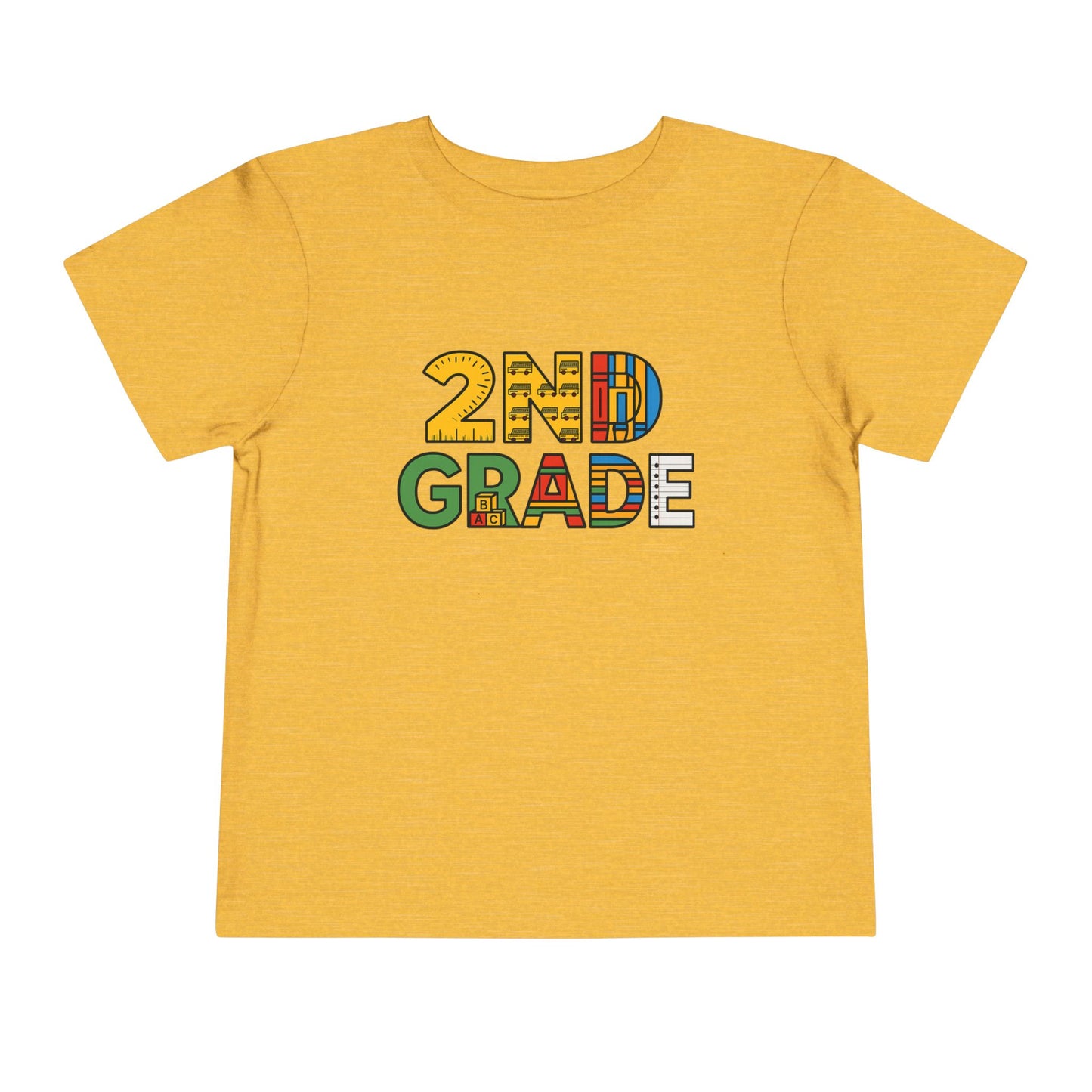 Copy of Happy First Day of School Toddler Tee, Kids School Shirt, Back to School Outfit, Rainbow Graphic Tee, Toddler Gift