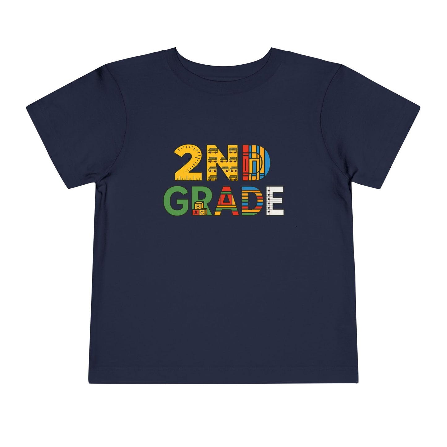 Copy of Happy First Day of School Toddler Tee, Kids School Shirt, Back to School Outfit, Rainbow Graphic Tee, Toddler Gift