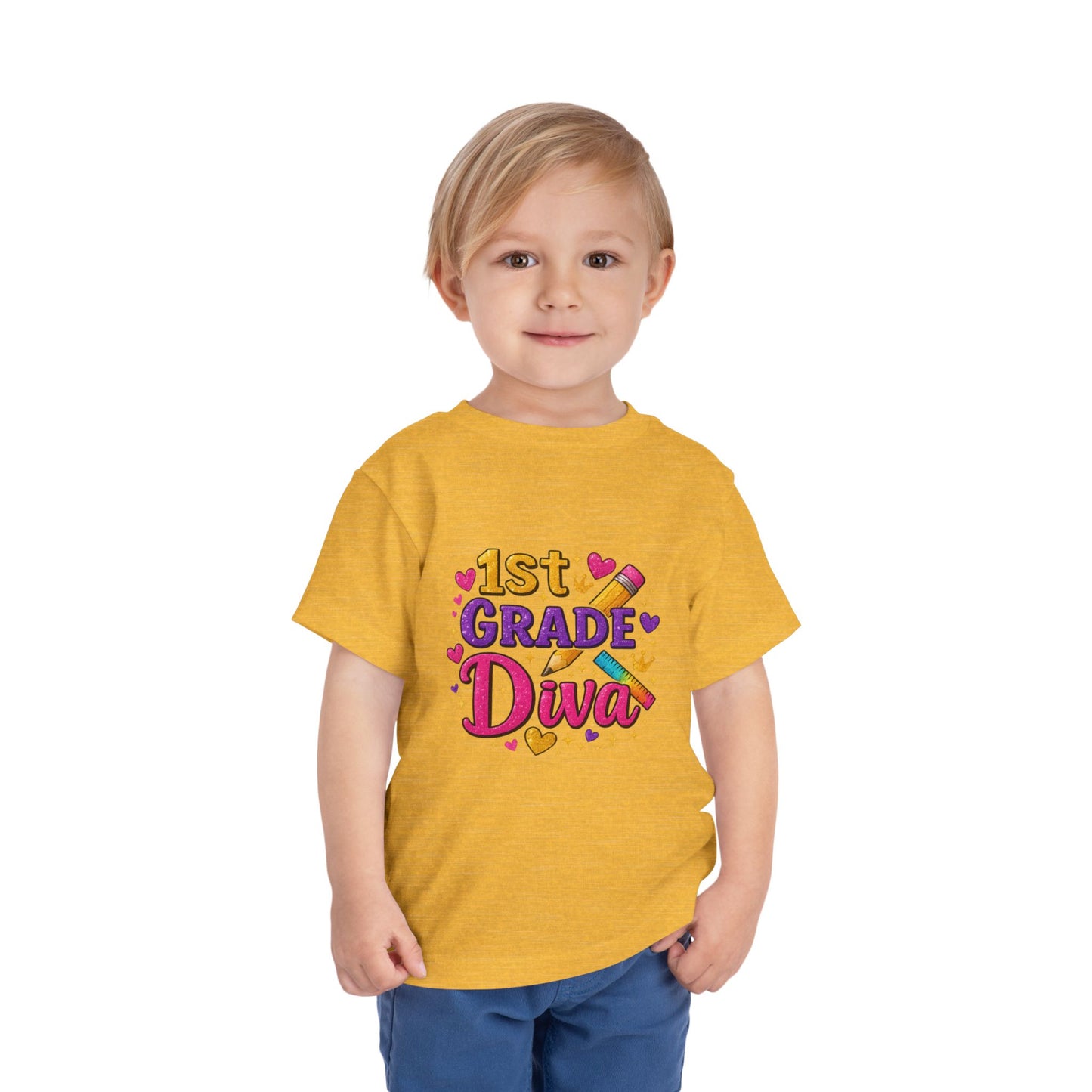 Copy of Happy First Day of School Toddler Tee, Kids School Shirt, Back to School Outfit, Rainbow Graphic Tee, Toddler Gift