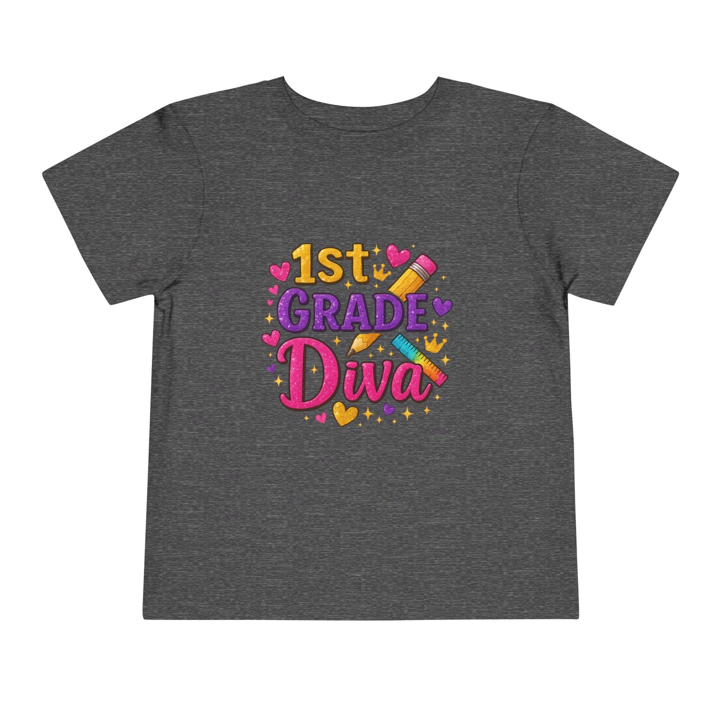 Copy of Happy First Day of School Toddler Tee, Kids School Shirt, Back to School Outfit, Rainbow Graphic Tee, Toddler Gift