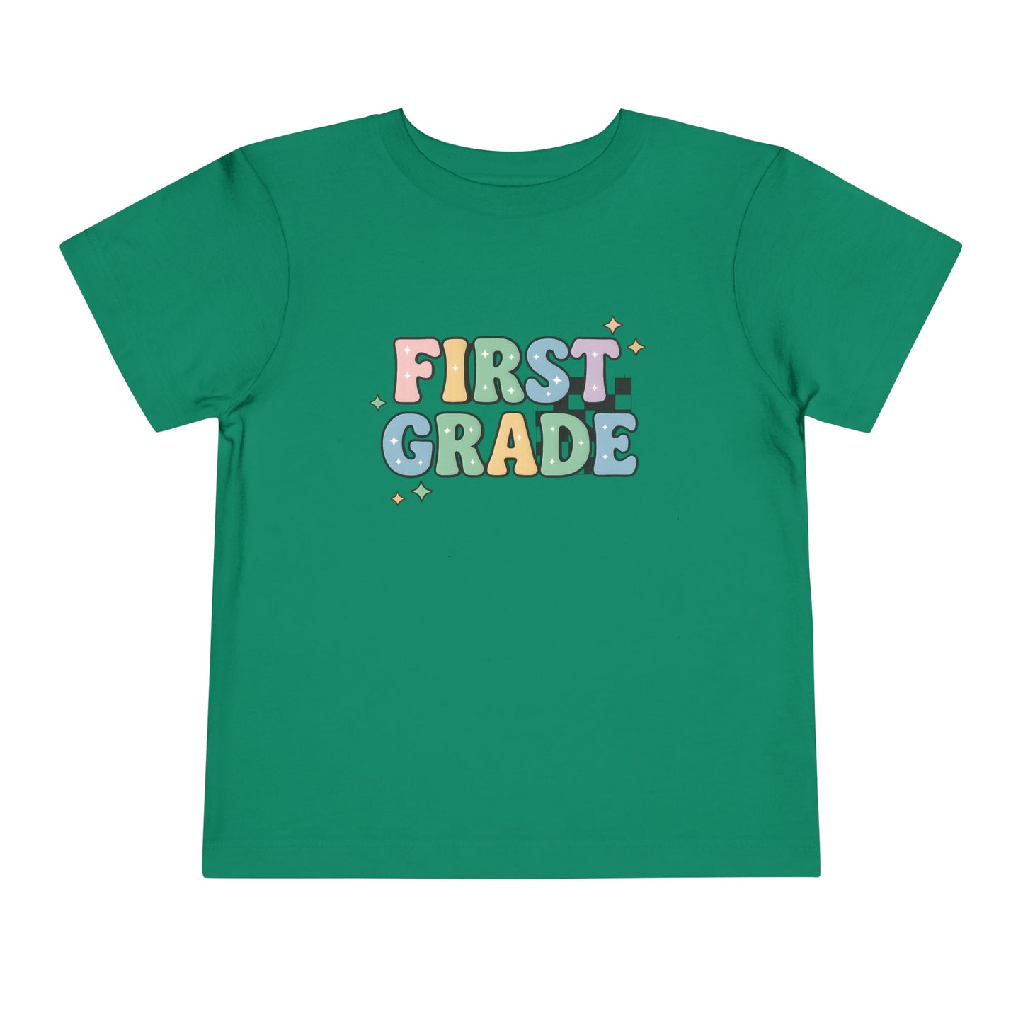 Copy of Happy First Day of School Toddler Tee, Kids School Shirt, Back to School Outfit, Rainbow Graphic Tee, Toddler Gift