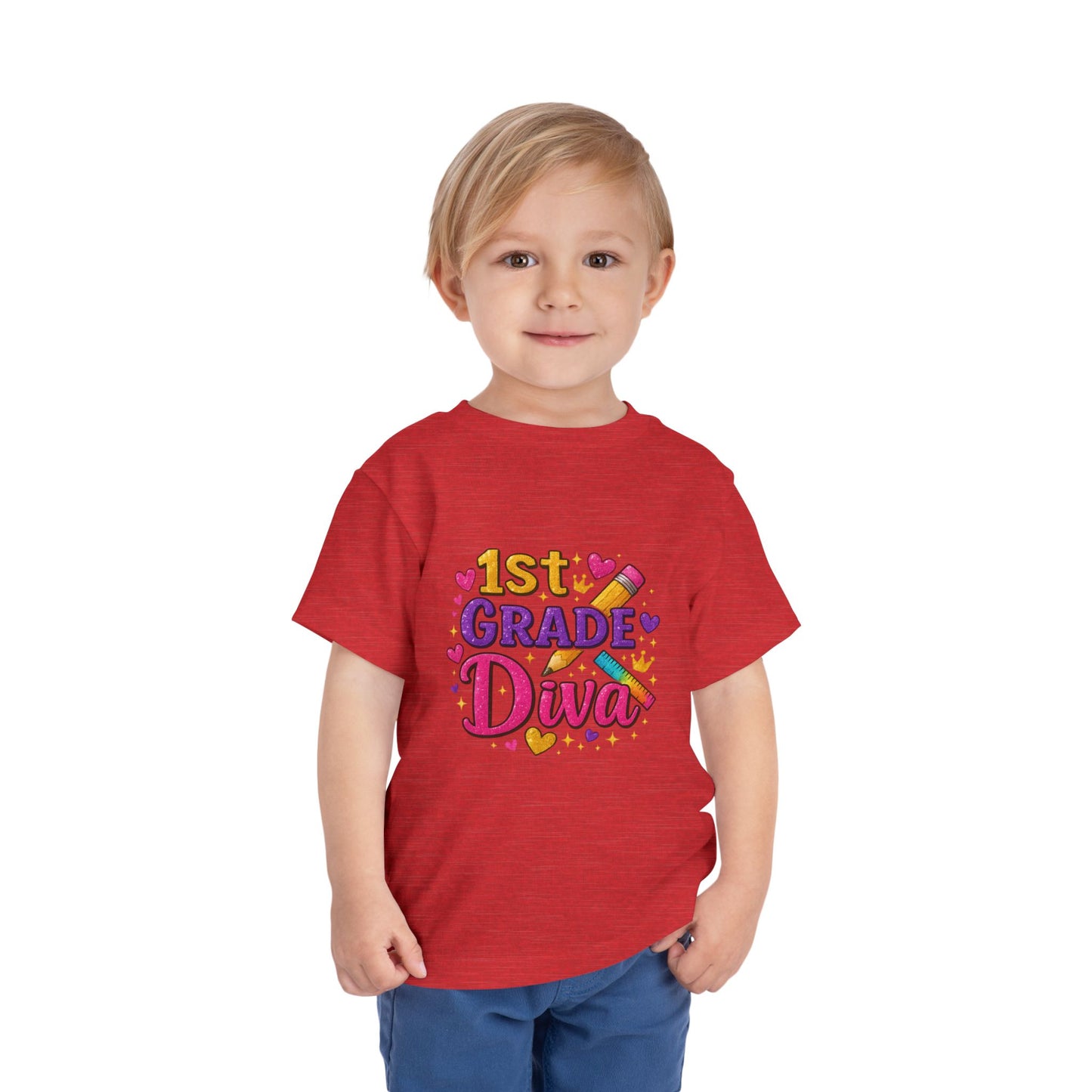 Copy of Happy First Day of School Toddler Tee, Kids School Shirt, Back to School Outfit, Rainbow Graphic Tee, Toddler Gift