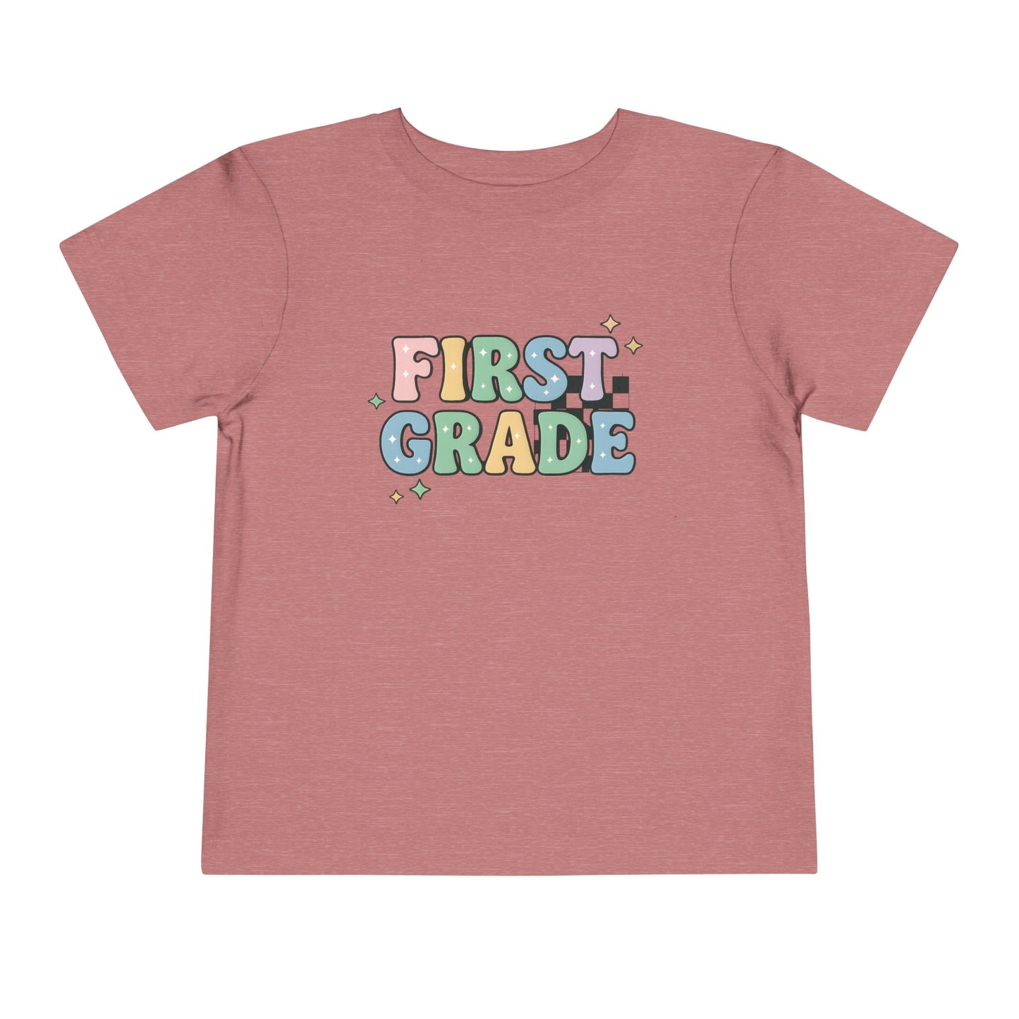Copy of Happy First Day of School Toddler Tee, Kids School Shirt, Back to School Outfit, Rainbow Graphic Tee, Toddler Gift