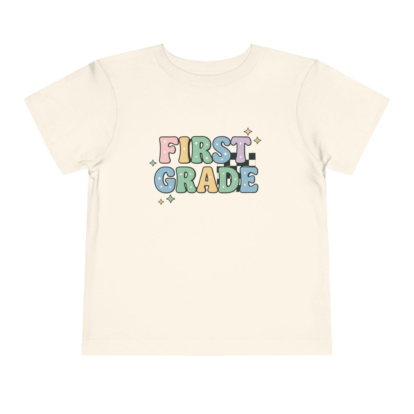 Copy of Happy First Day of School Toddler Tee, Kids School Shirt, Back to School Outfit, Rainbow Graphic Tee, Toddler Gift