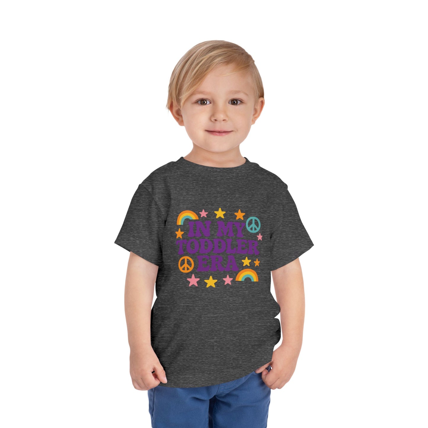 Toddler Tee, Kids School Shirt, Back to School Outfit, Rainbow Graphic Tee, Toddler Gift