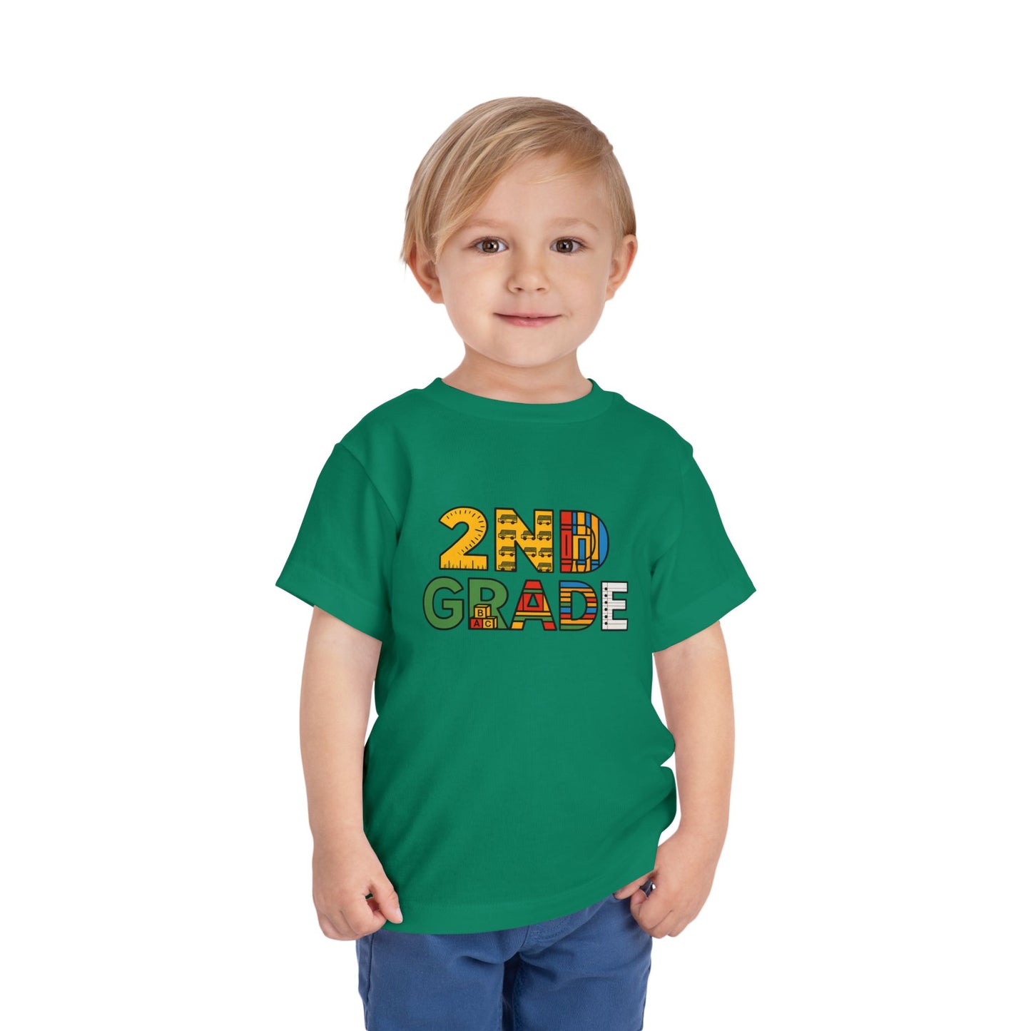 Copy of Happy First Day of School Toddler Tee, Kids School Shirt, Back to School Outfit, Rainbow Graphic Tee, Toddler Gift