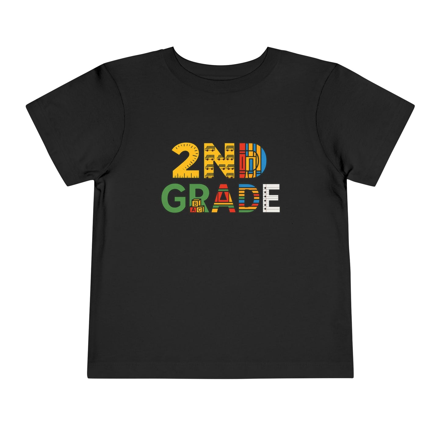 Copy of Happy First Day of School Toddler Tee, Kids School Shirt, Back to School Outfit, Rainbow Graphic Tee, Toddler Gift