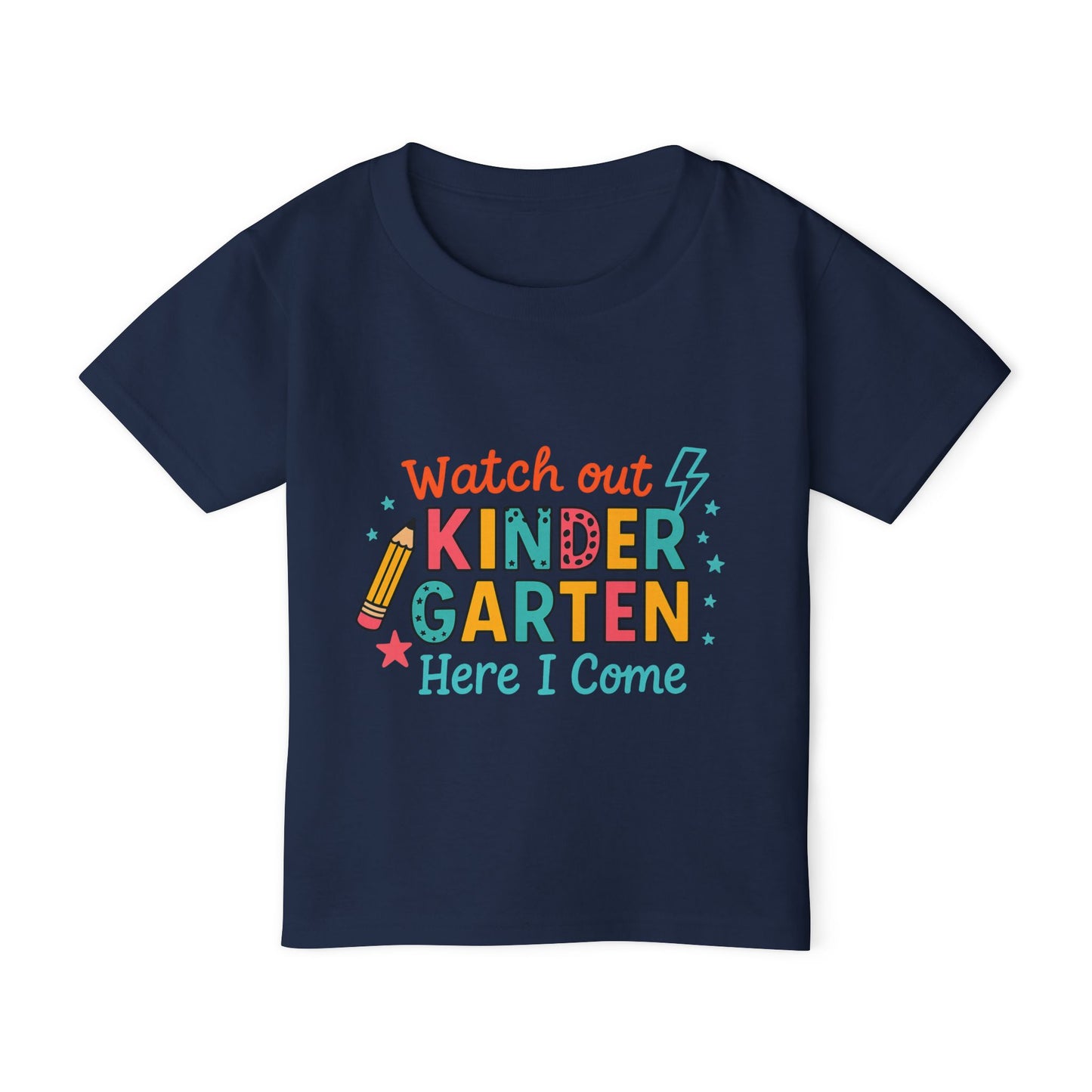 Kindergarten Ready Toddler T-Shirt, Back to School Tee, Cute Kids Apparel, Childrens Shirt, Education Gift