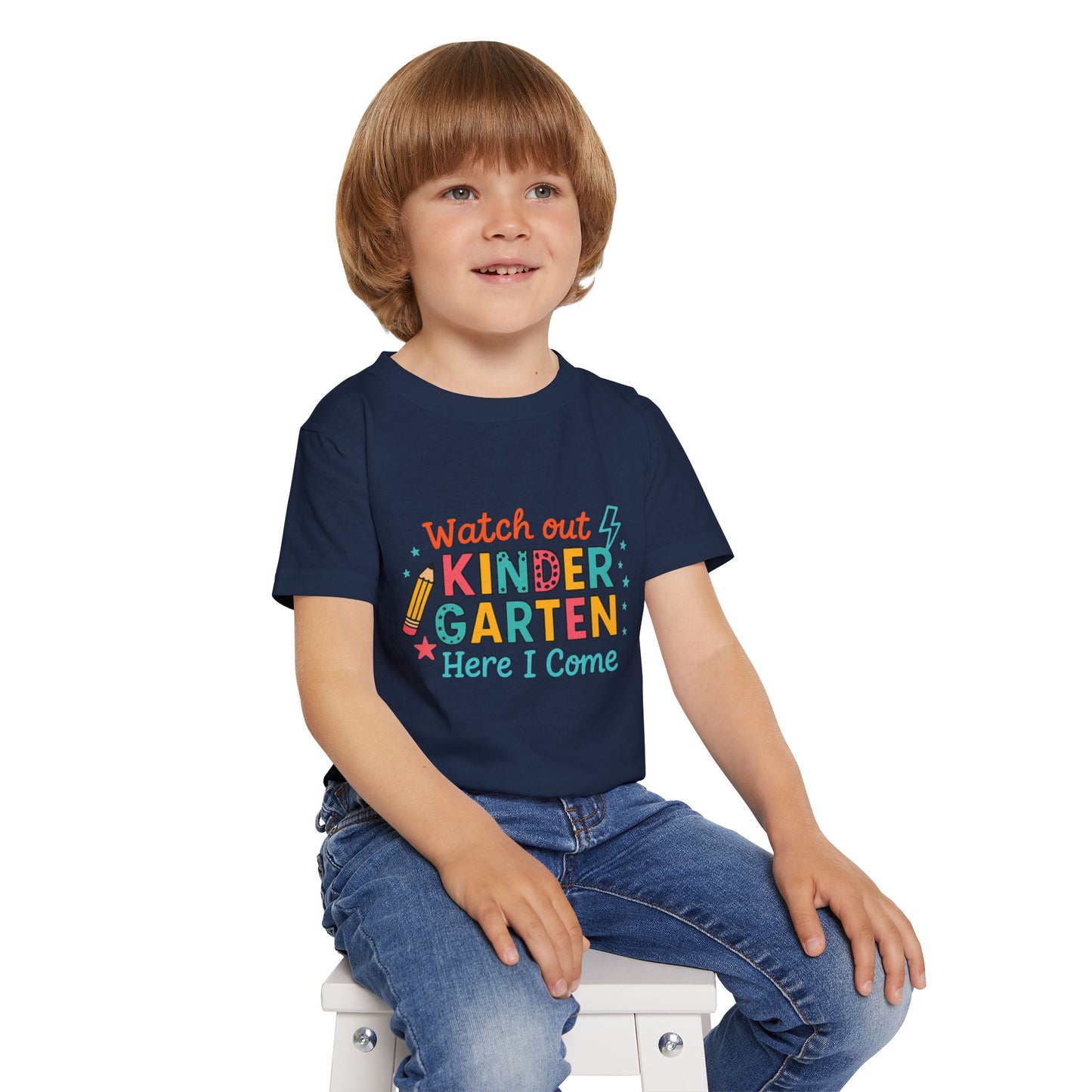 Kindergarten Ready Toddler T-Shirt, Back to School Tee, Cute Kids Apparel, Childrens Shirt, Education Gift