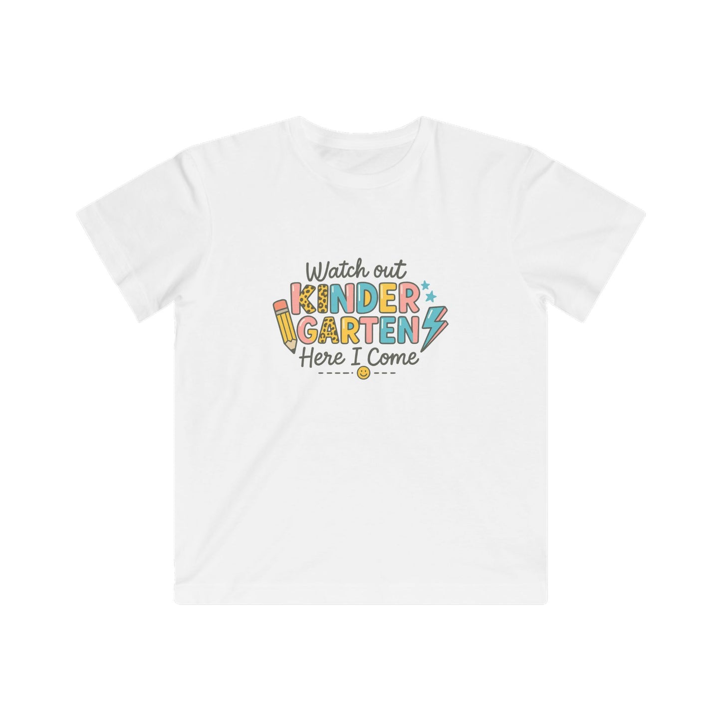 Kids Kindergarten Tee, Back to School T-Shirt, Fun Kids Apparel, First Day of School, Gift for New Students